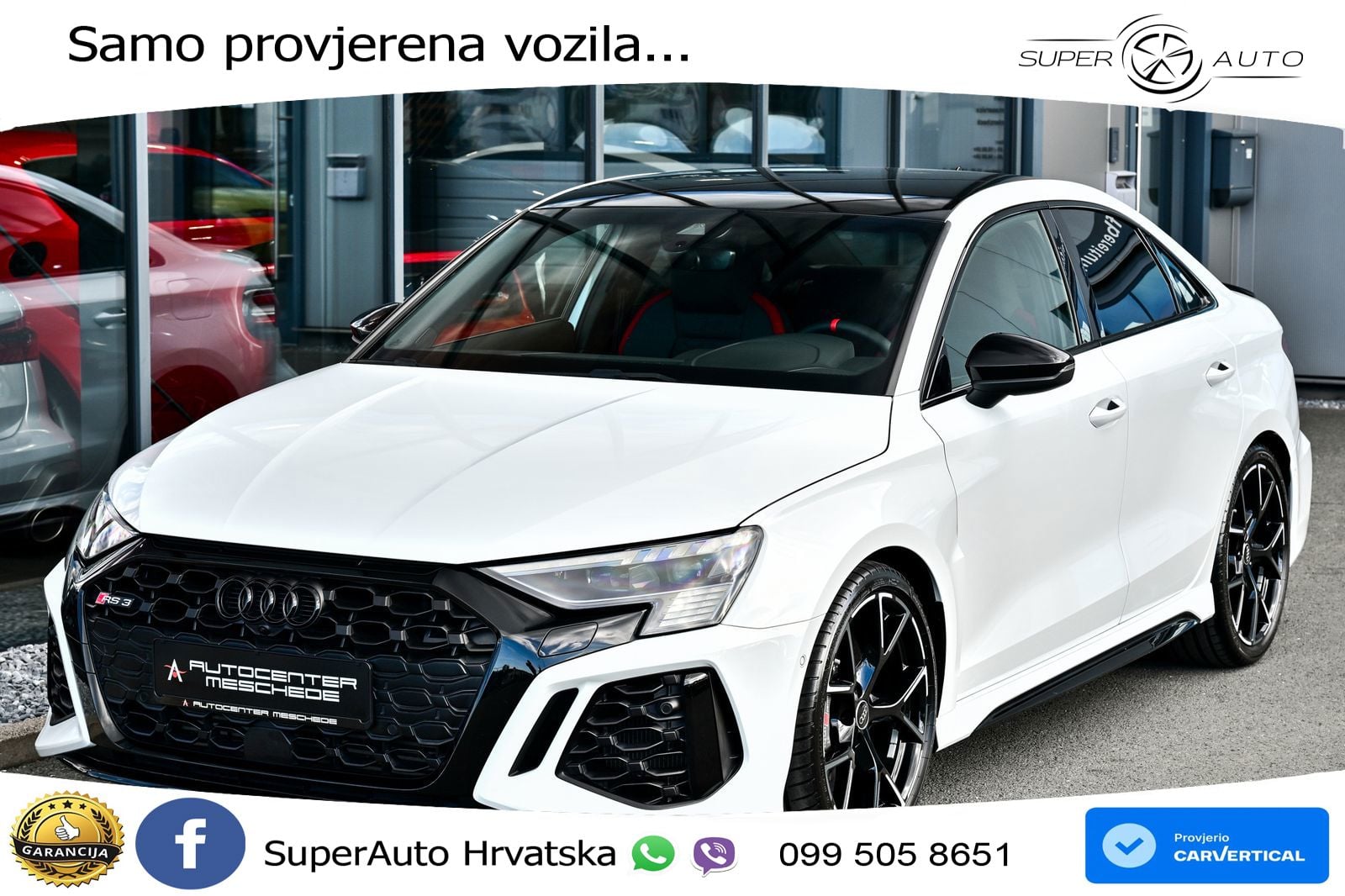 Audi RS3 Sedan 2.5 TFSI (400 KS) quattro S tronic MATRIX+GR SJED+KAM