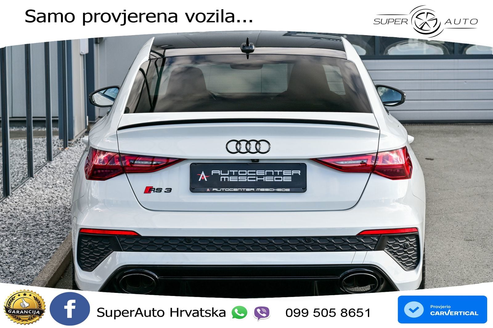 Audi RS3 Sedan 2.5 TFSI (400 KS) quattro S tronic MATRIX+GR SJED+KAM