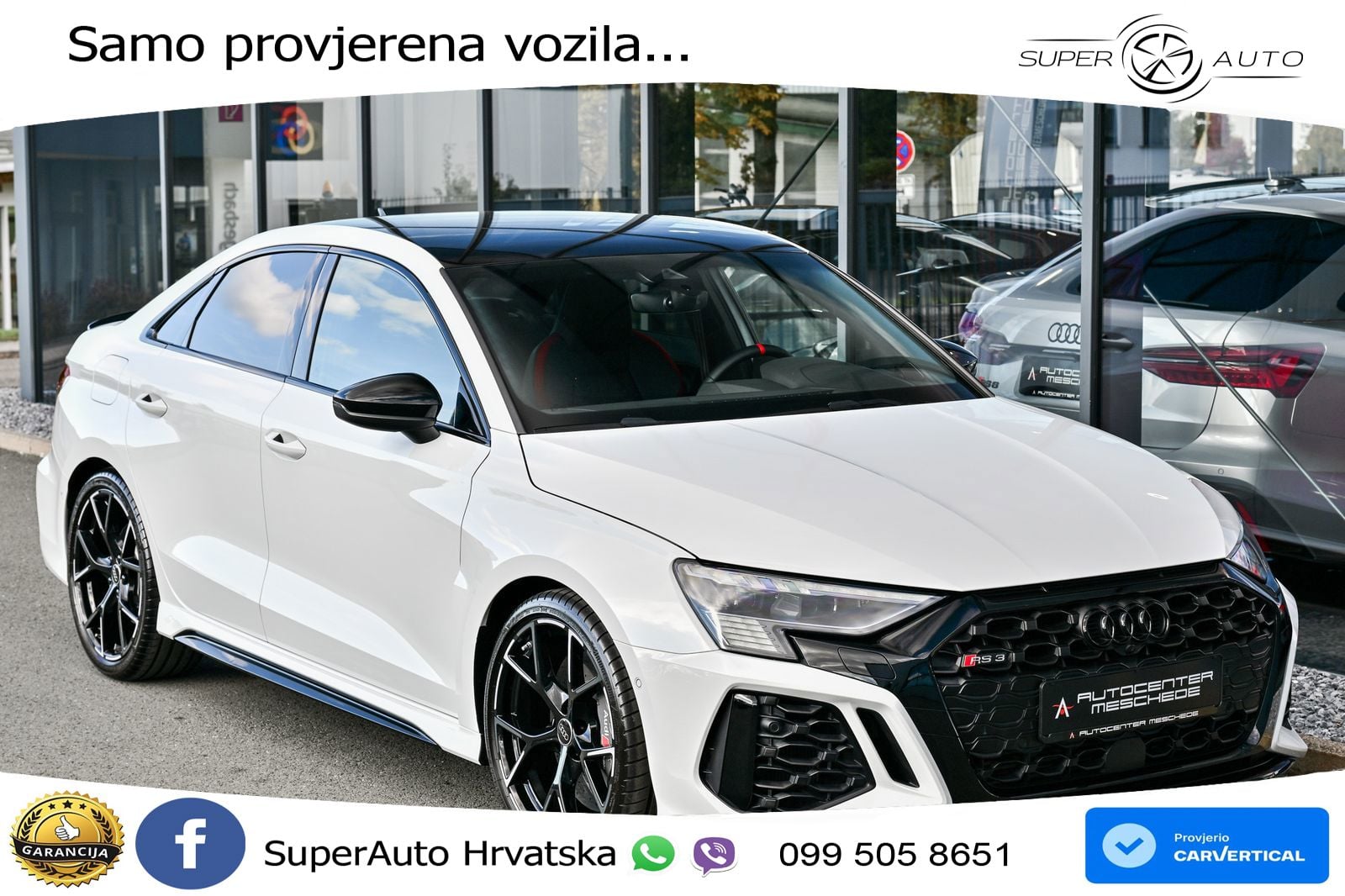 Audi RS3 Sedan 2.5 TFSI (400 KS) quattro S tronic MATRIX+GR SJED+KAM