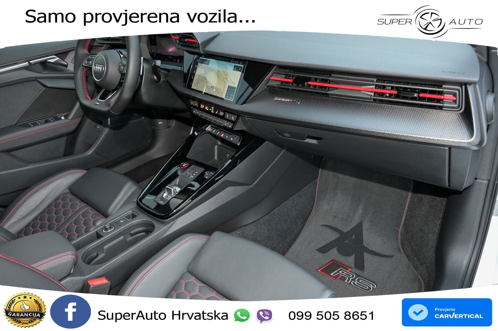 Audi RS3 Sedan 2.5 TFSI (400 KS) quattro S tronic MATRIX+GR SJED+KAM