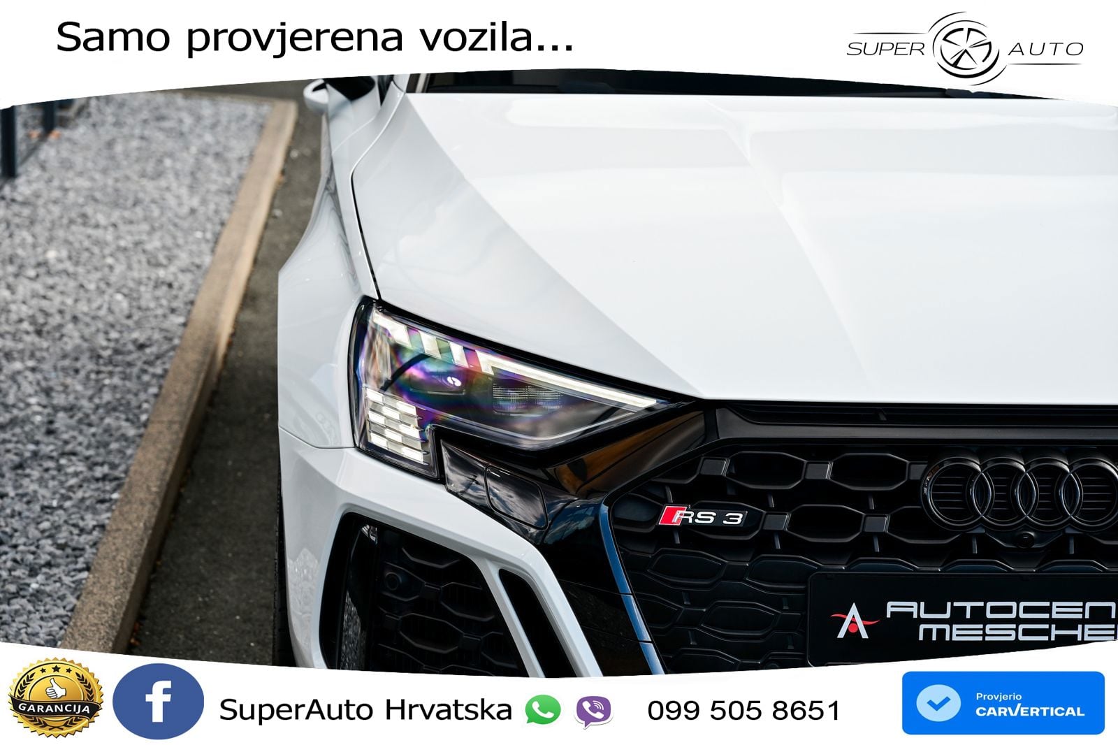 Audi RS3 Sedan 2.5 TFSI (400 KS) quattro S tronic MATRIX+GR SJED+KAM
