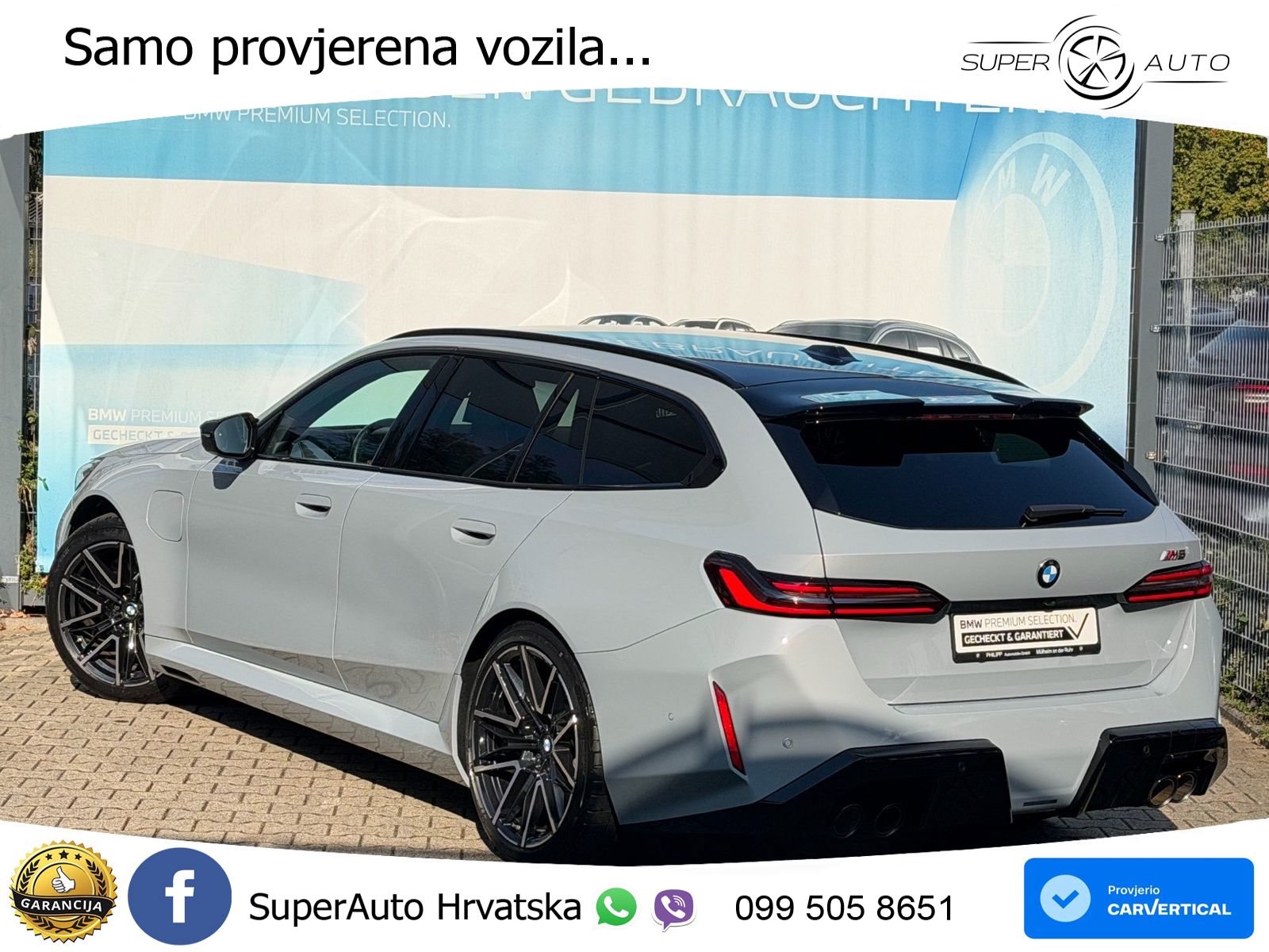 BMW M5 Touring 4.4 V8 (727 KS) xDrive Steptronic ZRAČNI+ACC+4xGR SJED+KAM