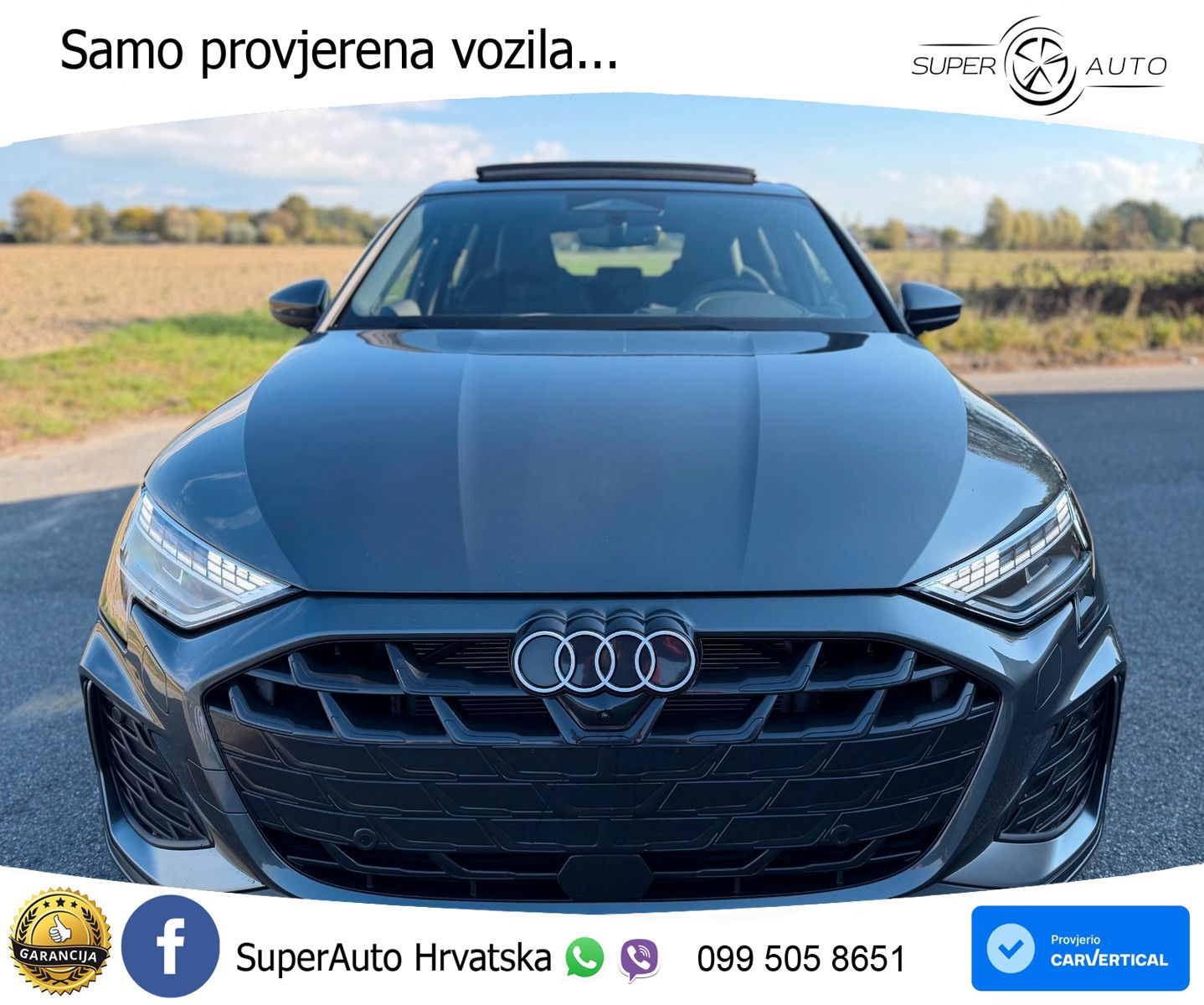 Audi A3 35 TFSI (150 KS) S tronic S line ACC+GR SJED+360+PANO