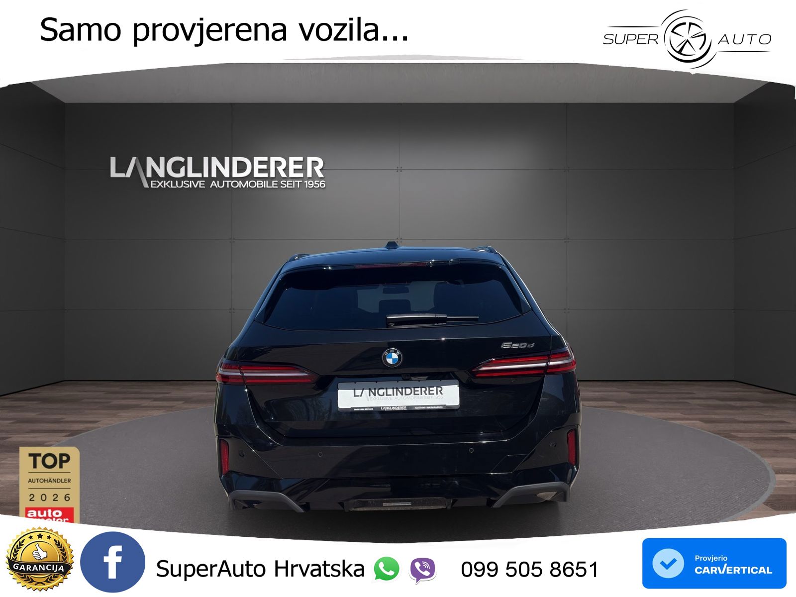 BMW 520d Touring (197 KS) Steptronic ACC+HEAD+4xGR SJED+360+PANO