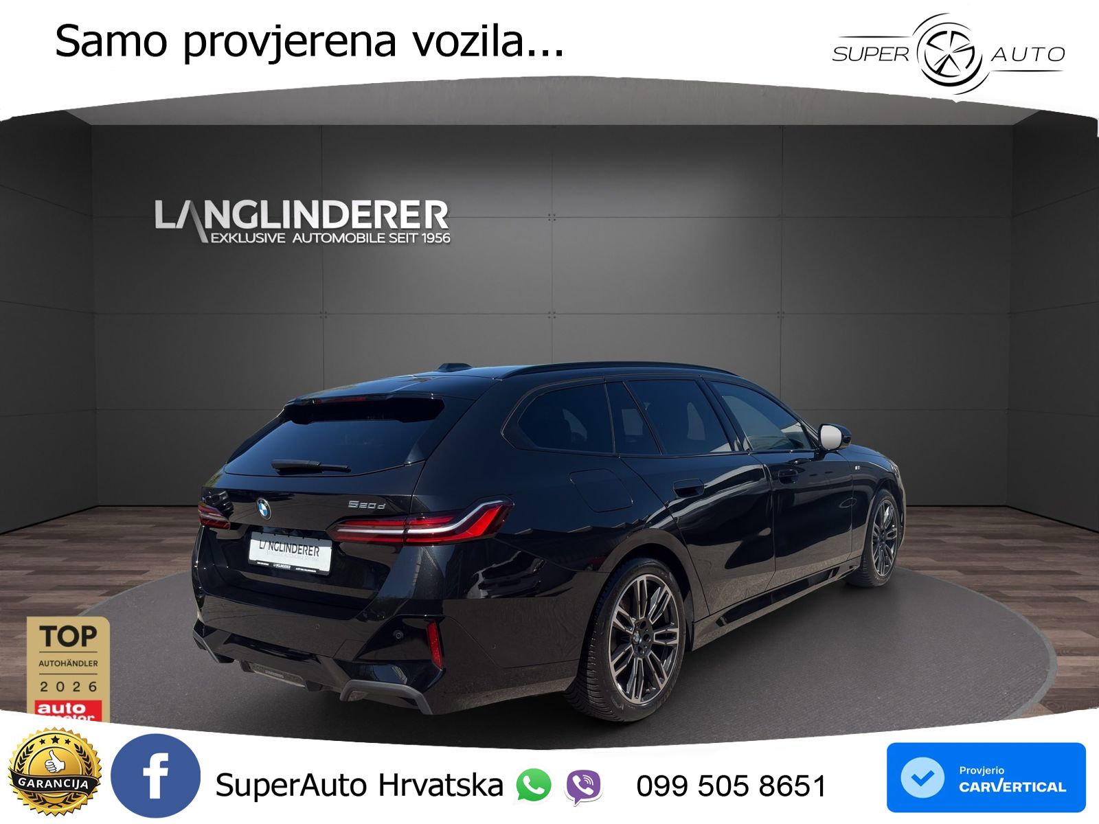 BMW 520d Touring (197 KS) Steptronic ACC+HEAD+4xGR SJED+360+PANO