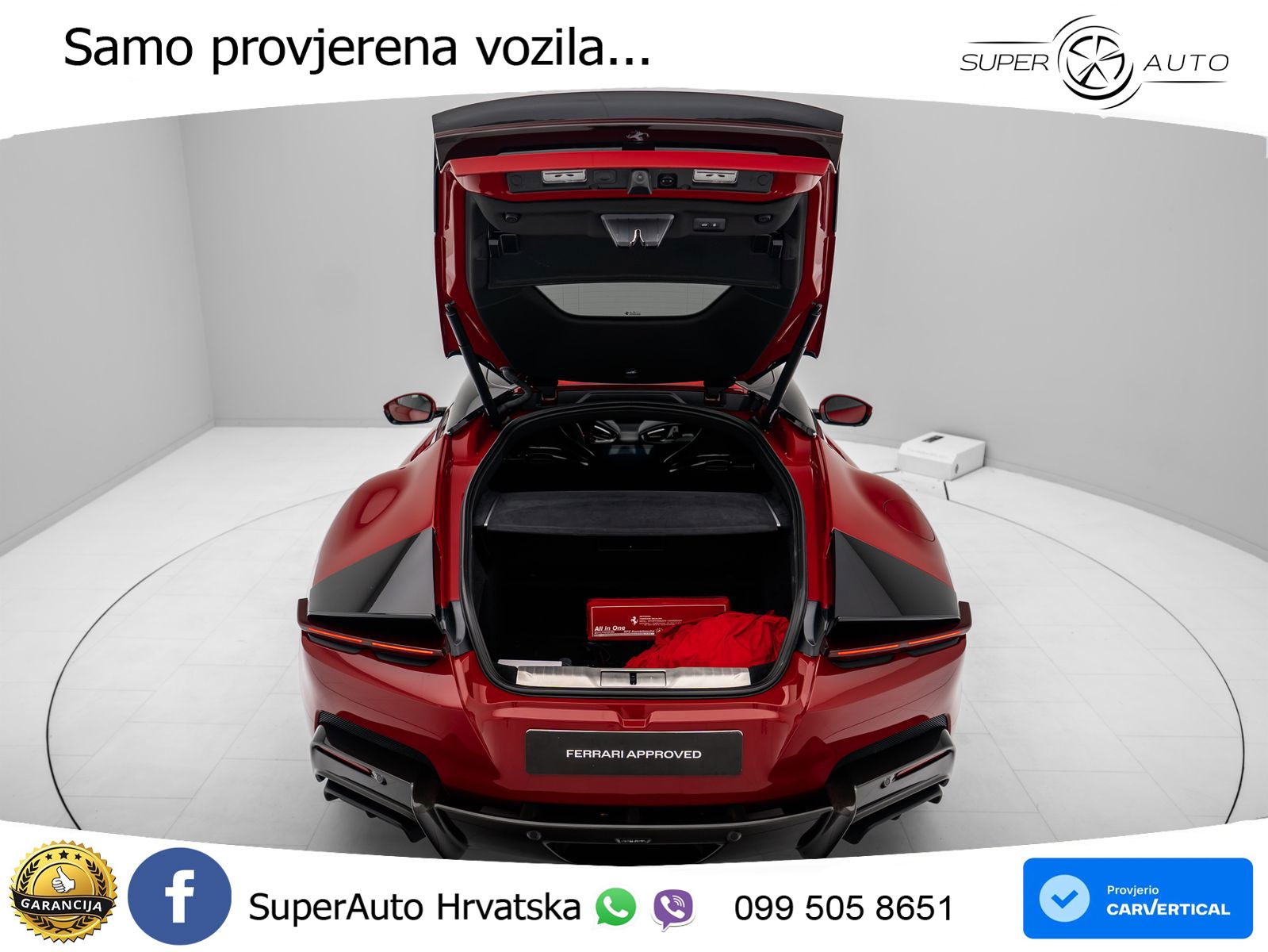 Ferrari 12Cilindri Spider 6.5 V12 (830 KS) F1 DCT LED+GR SJED+ACC
