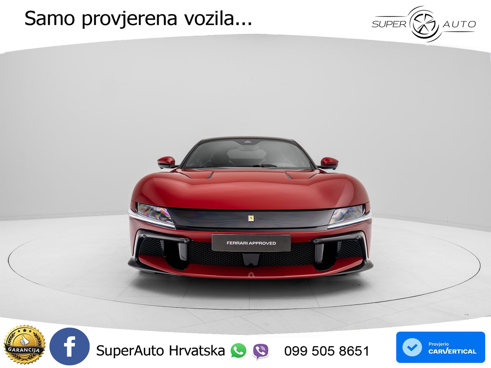 Ferrari 12Cilindri Spider 6.5 V12 (830 KS) F1 DCT LED+GR SJED+ACC