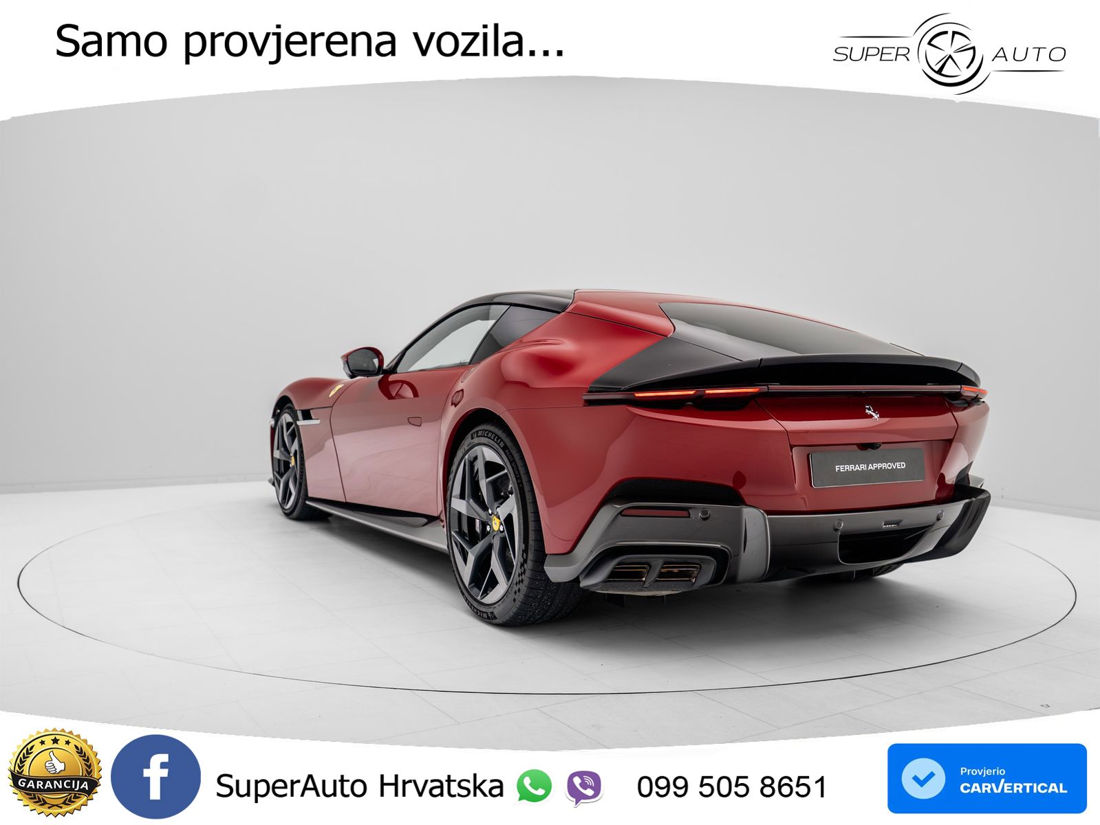 Ferrari 12Cilindri Spider 6.5 V12 (830 KS) F1 DCT LED+GR SJED+ACC