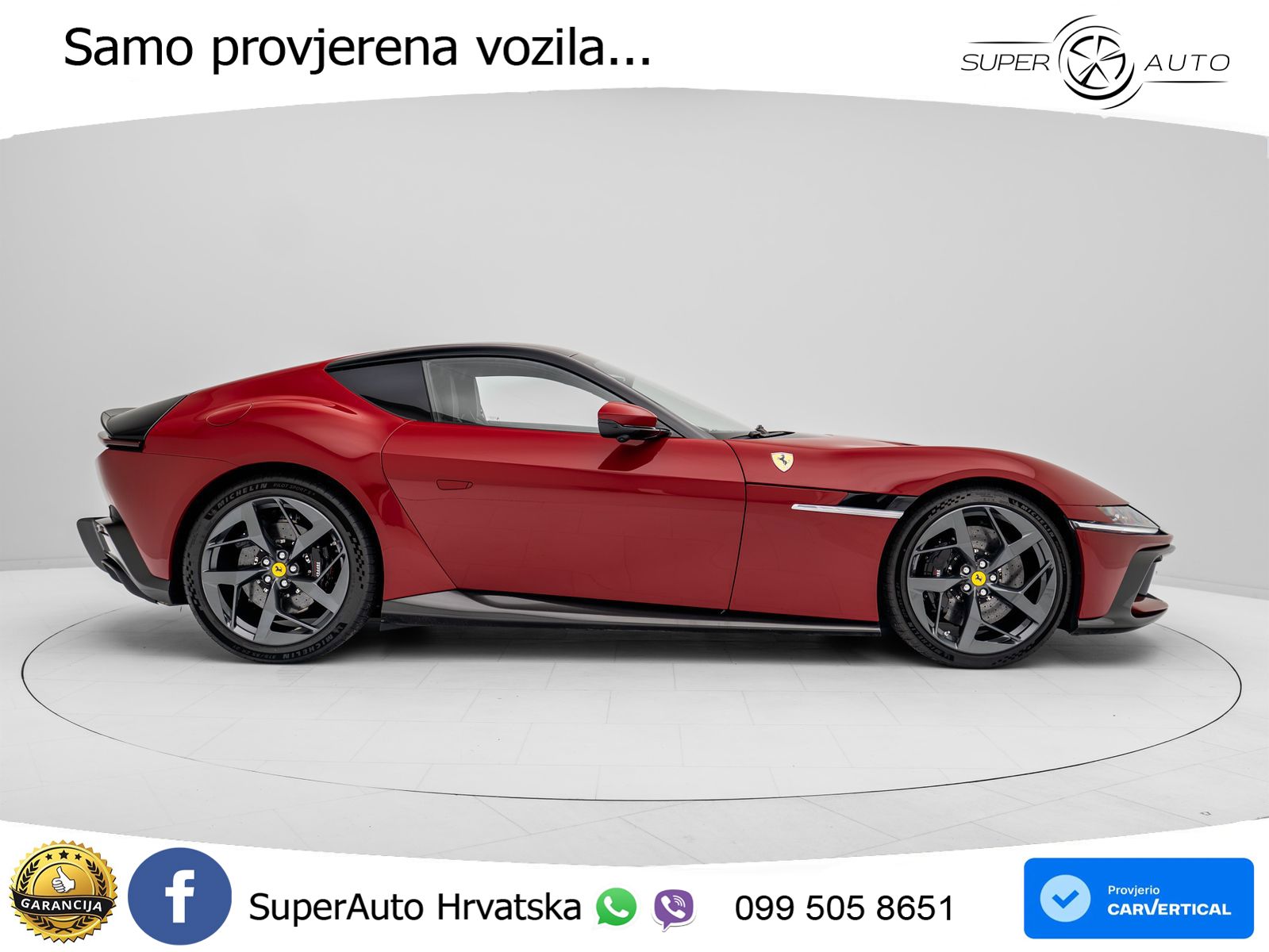 Ferrari 12Cilindri Spider 6.5 V12 (830 KS) F1 DCT LED+GR SJED+ACC