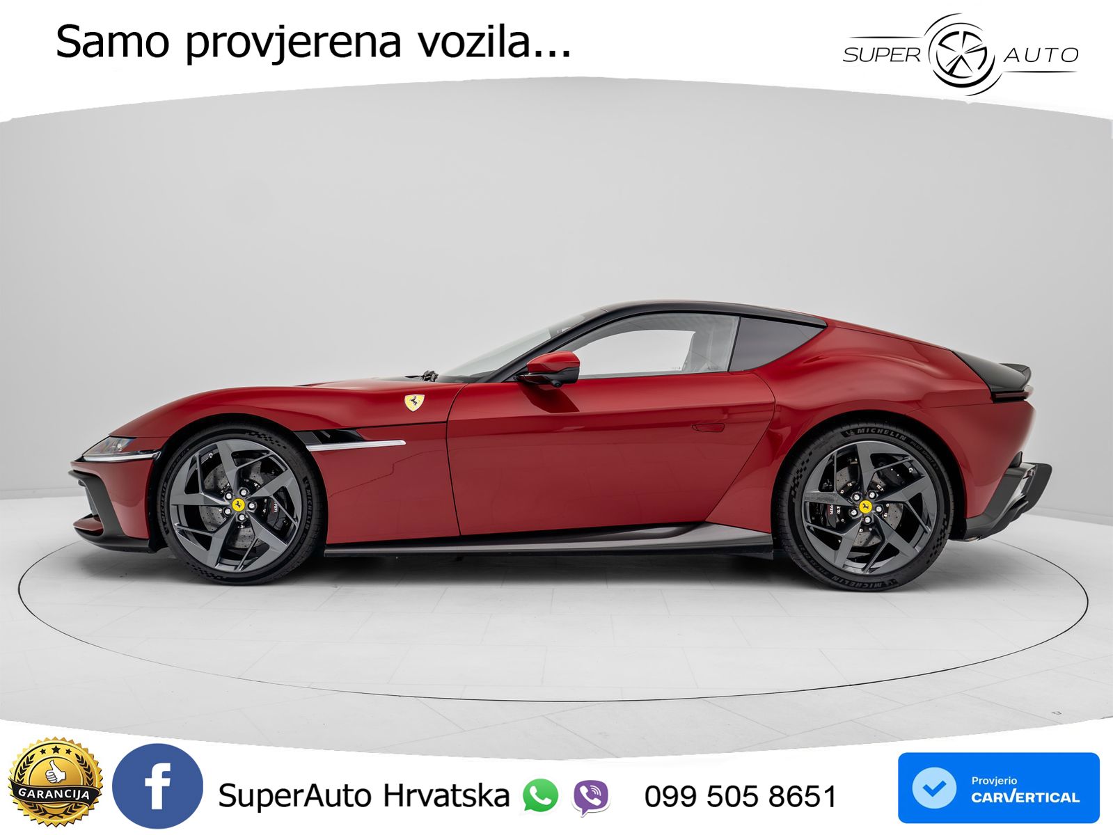 Ferrari 12Cilindri Spider 6.5 V12 (830 KS) F1 DCT LED+GR SJED+ACC