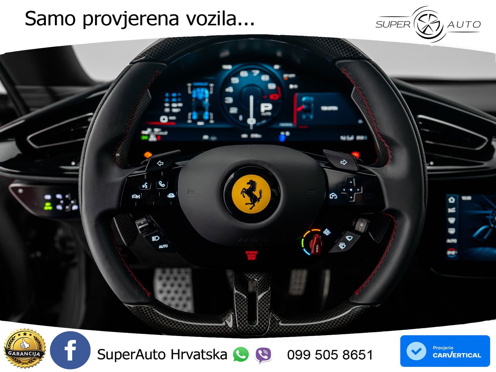 Ferrari 12Cilindri Spider 6.5 V12 (830 KS) F1 DCT LED+GR SJED+ACC