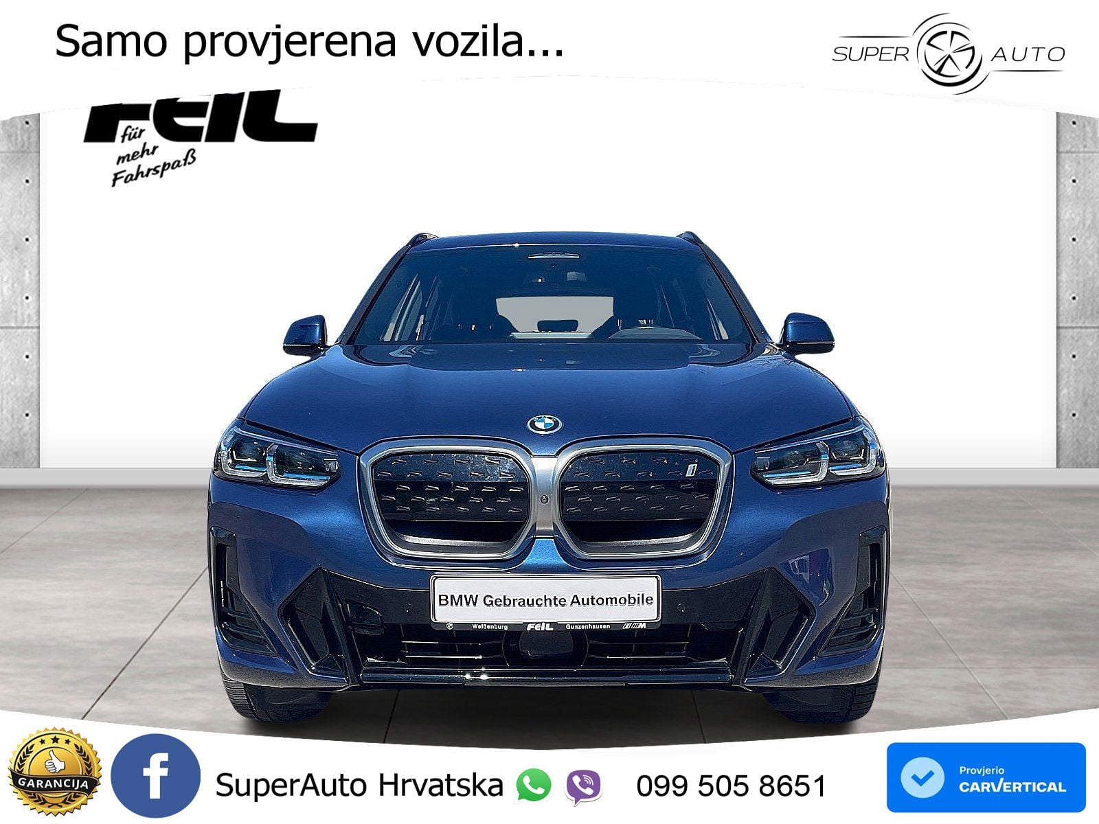 BMW iX3 80 kWh (286 KS)