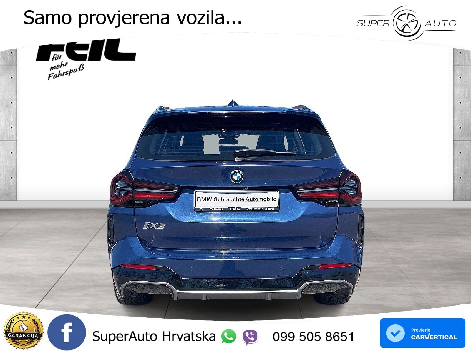 BMW iX3 80 kWh (286 KS)