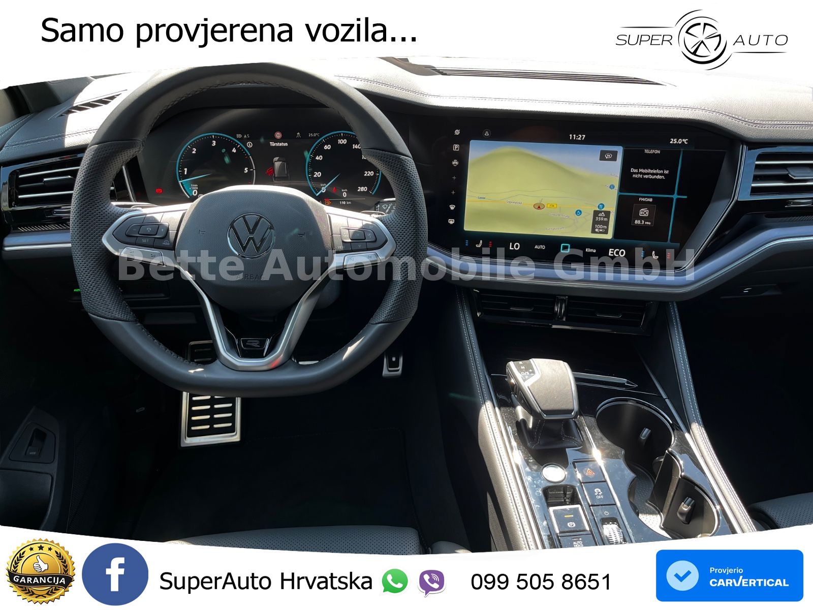 Volkswagen Touareg 3.0 V6 TDI (286 KS) 4MOTION Tiptronic ZRAČNI+ACC+GR SJED+KAM+PANO