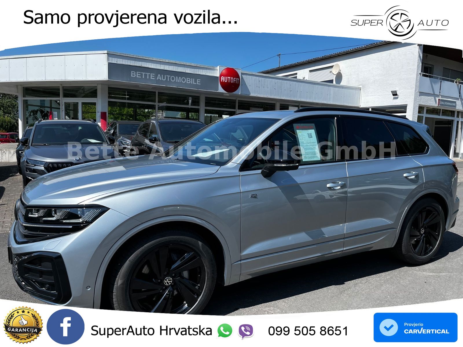 Volkswagen Touareg 3.0 V6 TDI (286 KS) 4MOTION Tiptronic ZRAČNI+ACC+GR SJED+KAM+PANO