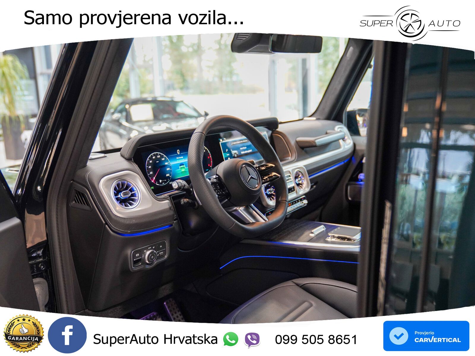 Mercedes G 450d Long (367 KS) 4MATIC 9G-TRONIC AMG LED+ACC
