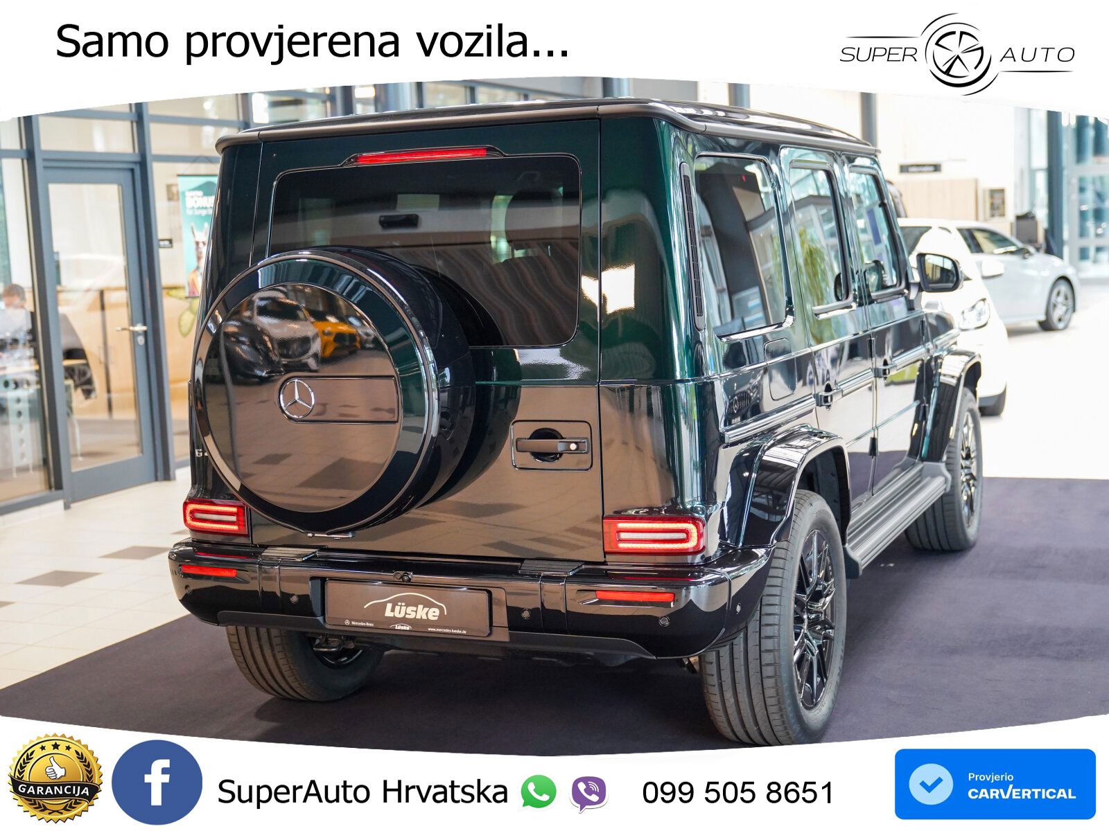 Mercedes G 450d Long (367 KS) 4MATIC 9G-TRONIC AMG LED+ACC