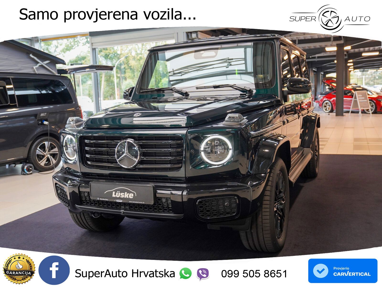 Mercedes G 450d Long (367 KS) 4MATIC 9G-TRONIC AMG LED+ACC