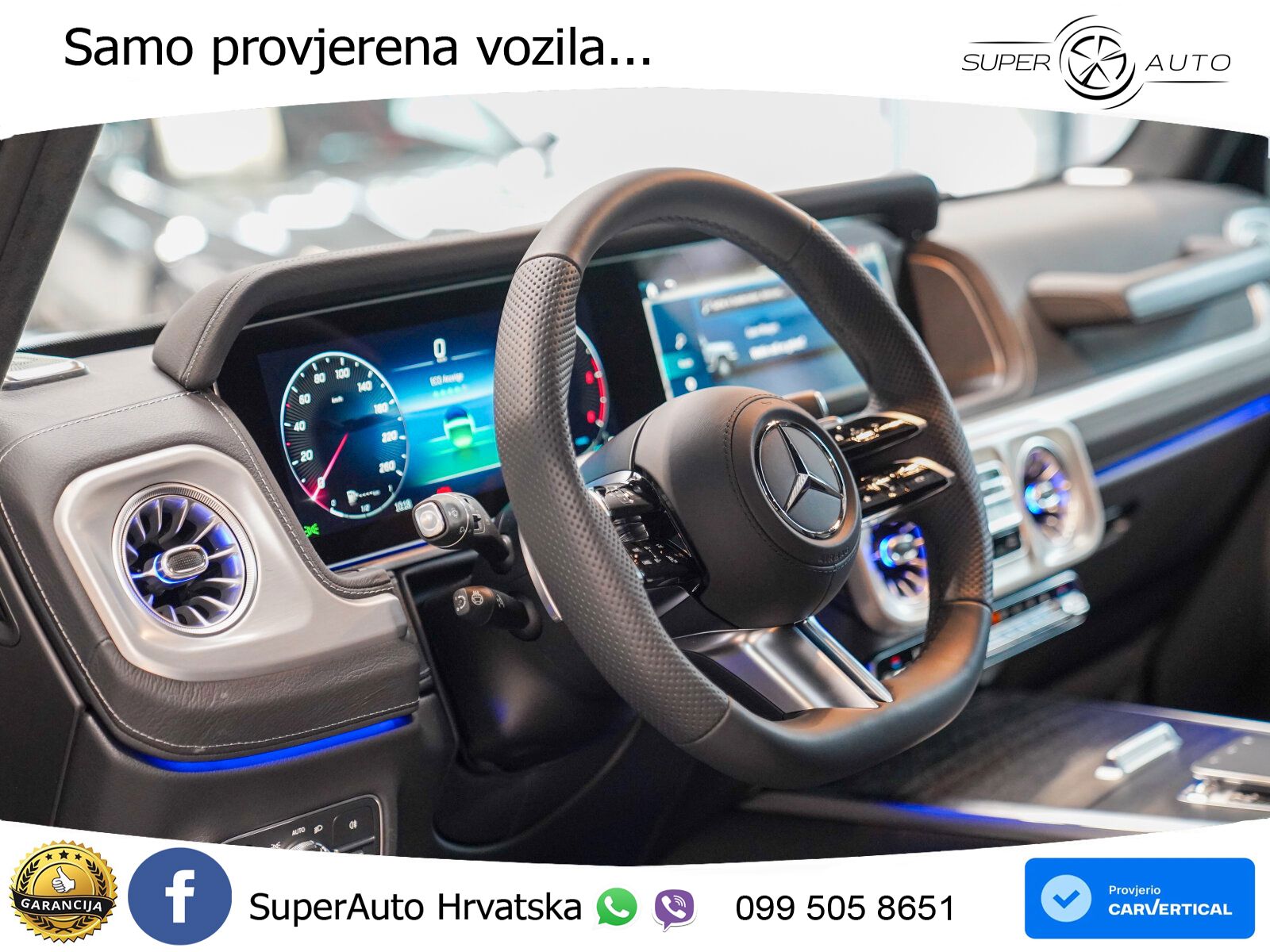 Mercedes G 450d Long (367 KS) 4MATIC 9G-TRONIC AMG LED+ACC
