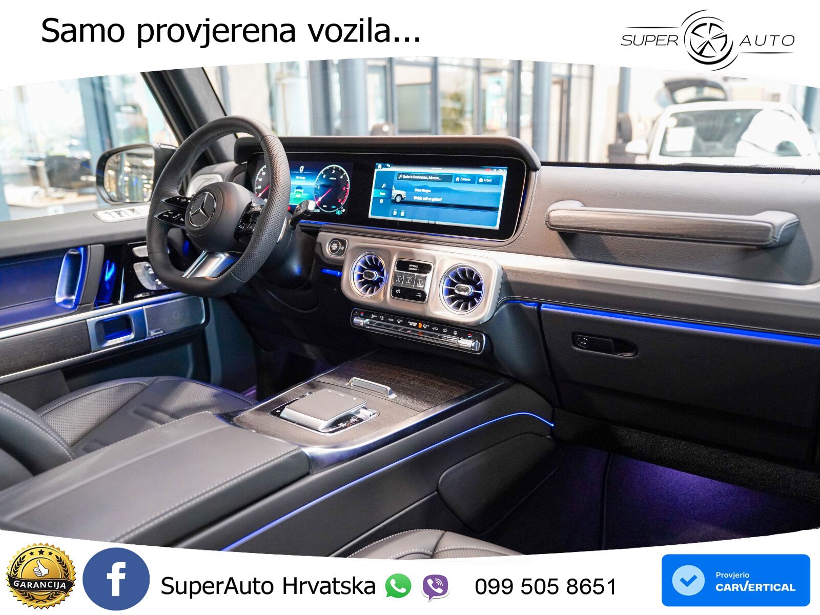 Mercedes G 450d Long (367 KS) 4MATIC 9G-TRONIC AMG LED+ACC