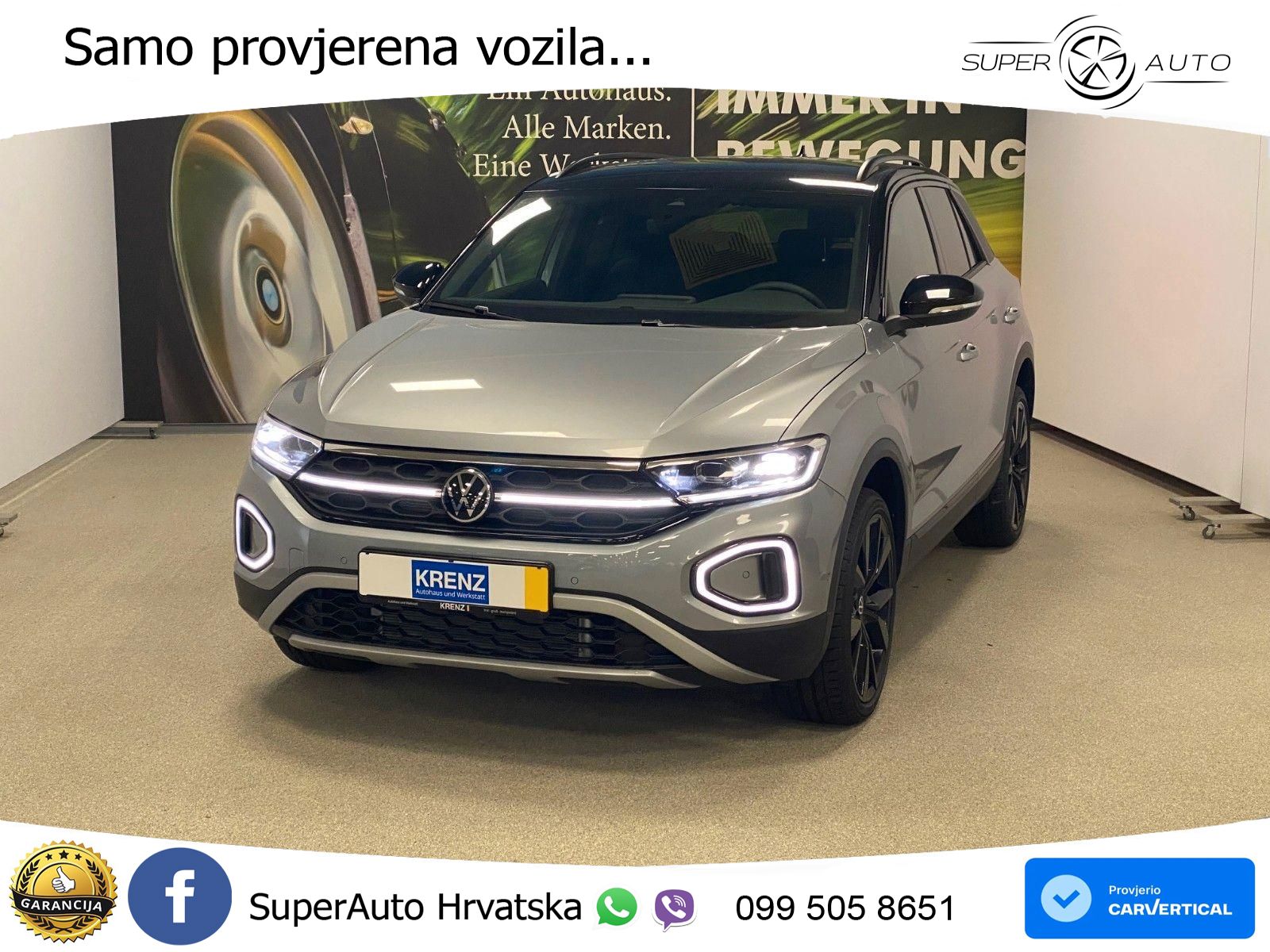 Volkswagen T-Roc 1.5 TSI (150 KS) DSG MATRIX+GR SJED+KAM