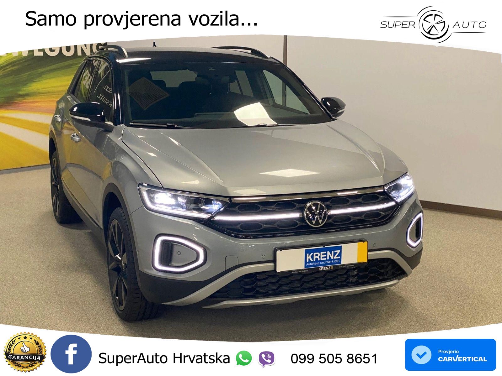 Volkswagen T-Roc 1.5 TSI (150 KS) DSG MATRIX+GR SJED+KAM