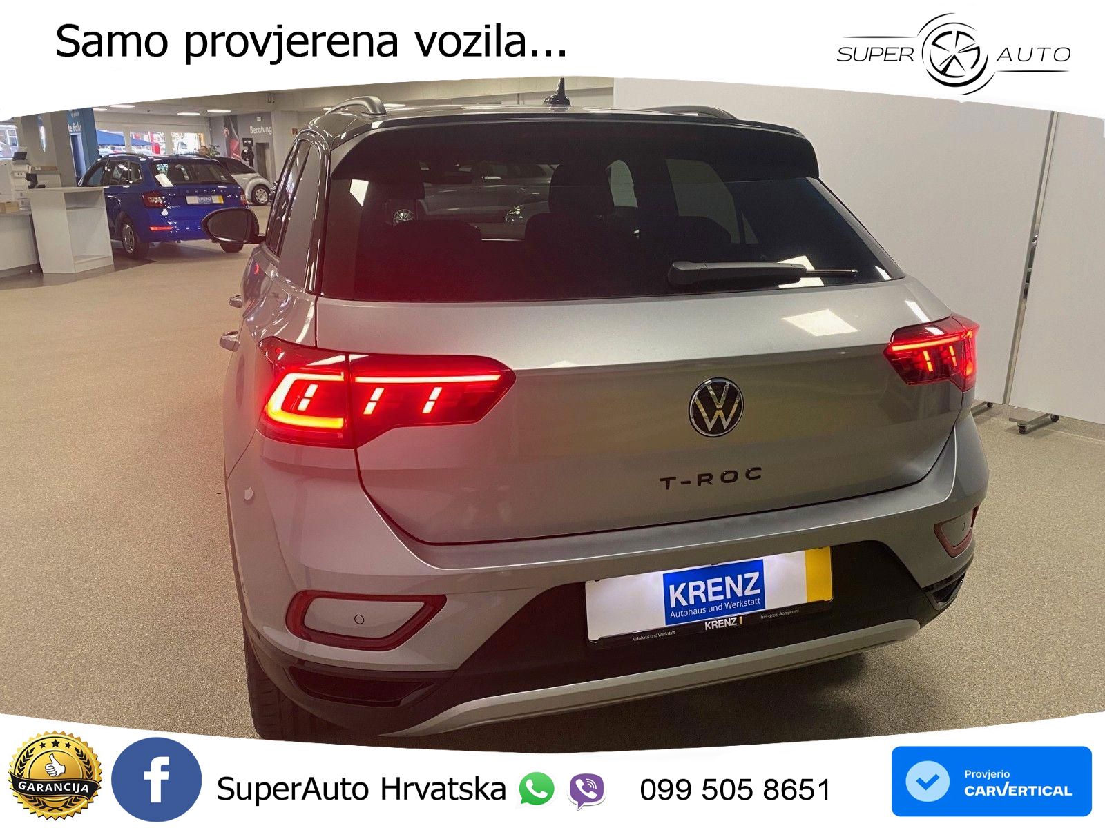 Volkswagen T-Roc 1.5 TSI (150 KS) DSG MATRIX+GR SJED+KAM