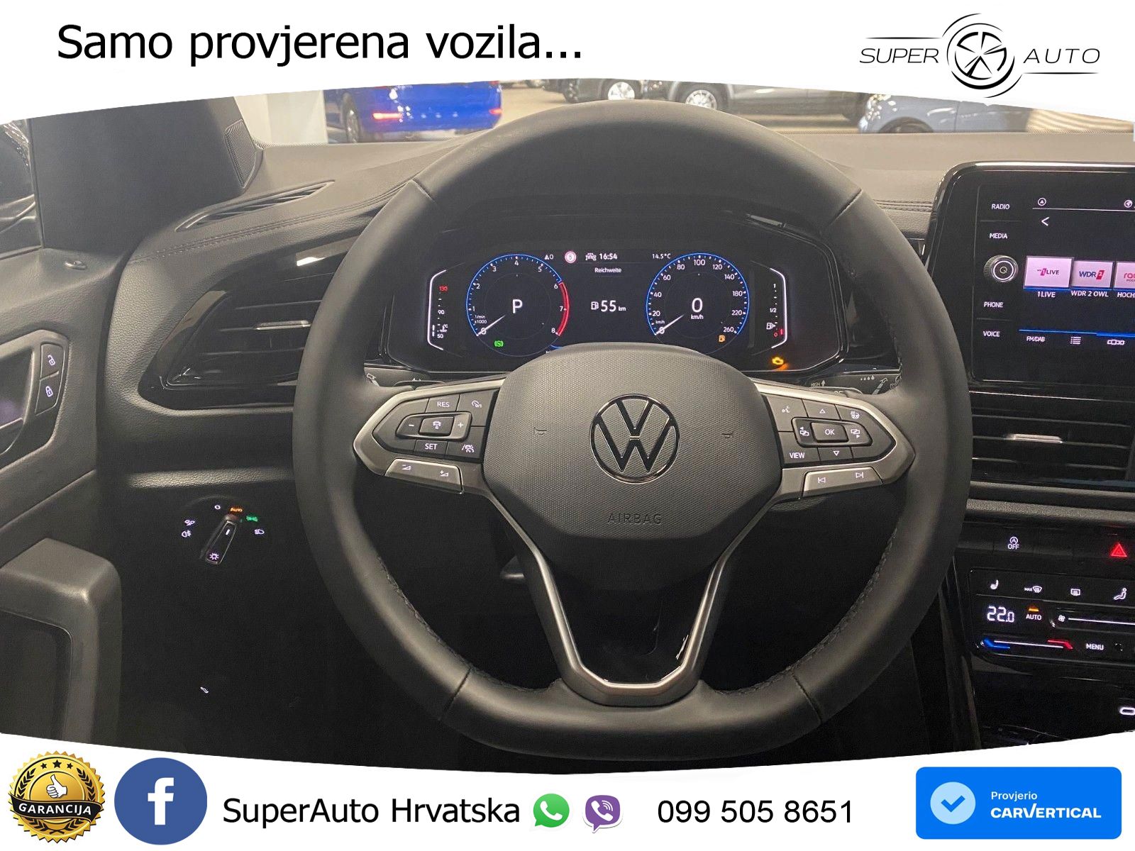 Volkswagen T-Roc 1.5 TSI (150 KS) DSG MATRIX+GR SJED+KAM