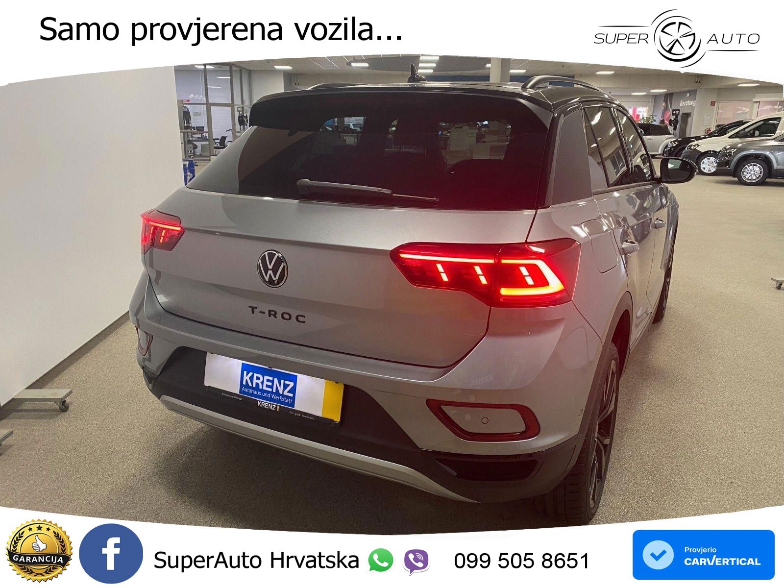 Volkswagen T-Roc 1.5 TSI (150 KS) DSG MATRIX+GR SJED+KAM