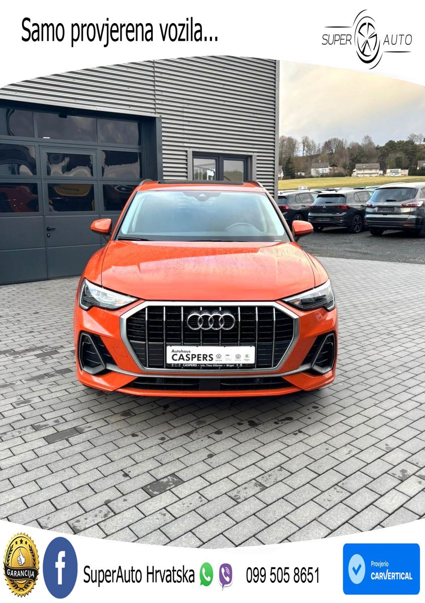 Audi Q3 35 TFSI (150 KS) S tronic S line LED+GR SJED+ACC