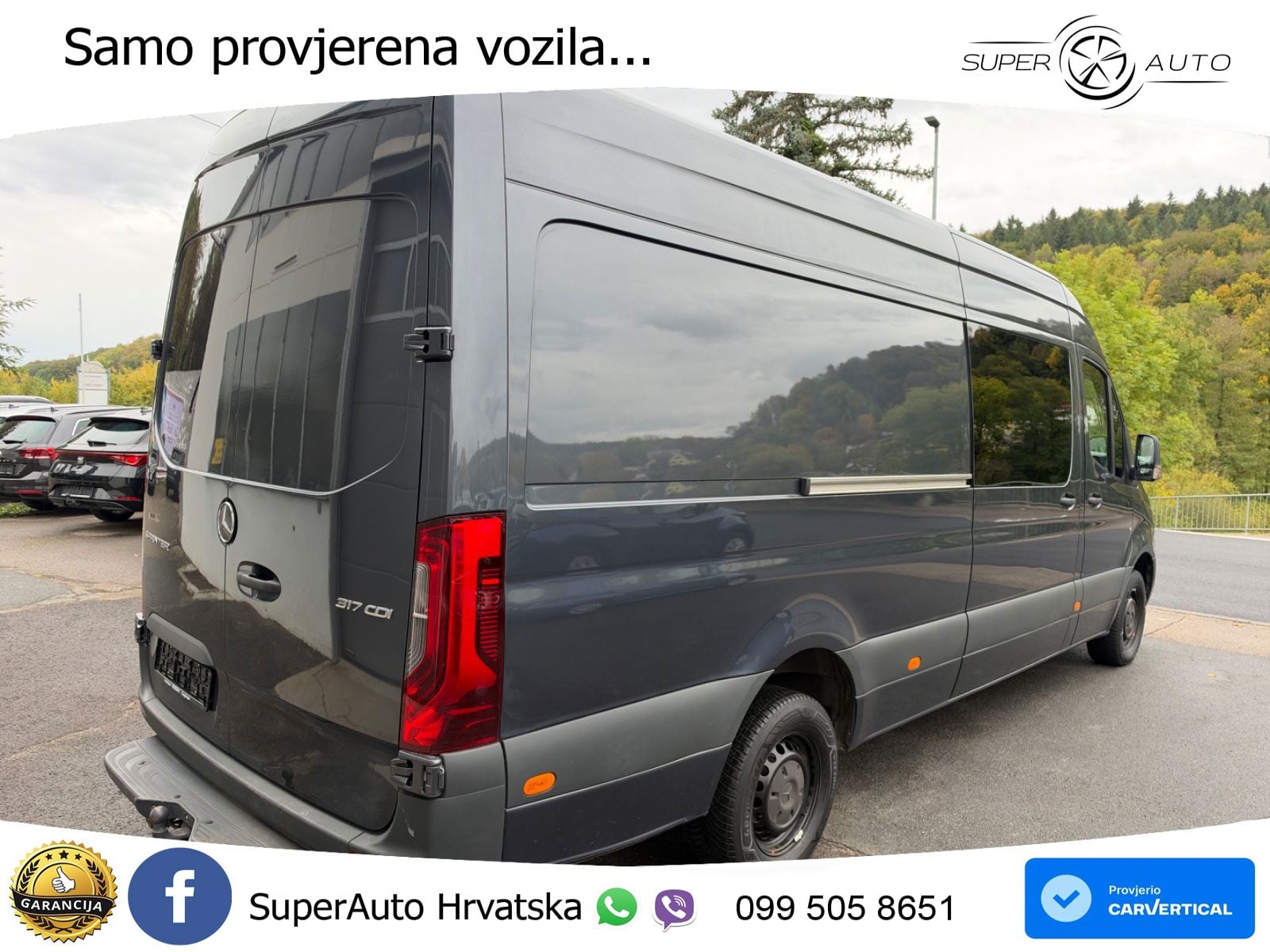 Mercedes-Benz Sprinter III DOKA 317CDI L3 H2 SH LED RFK Temp 170 KS