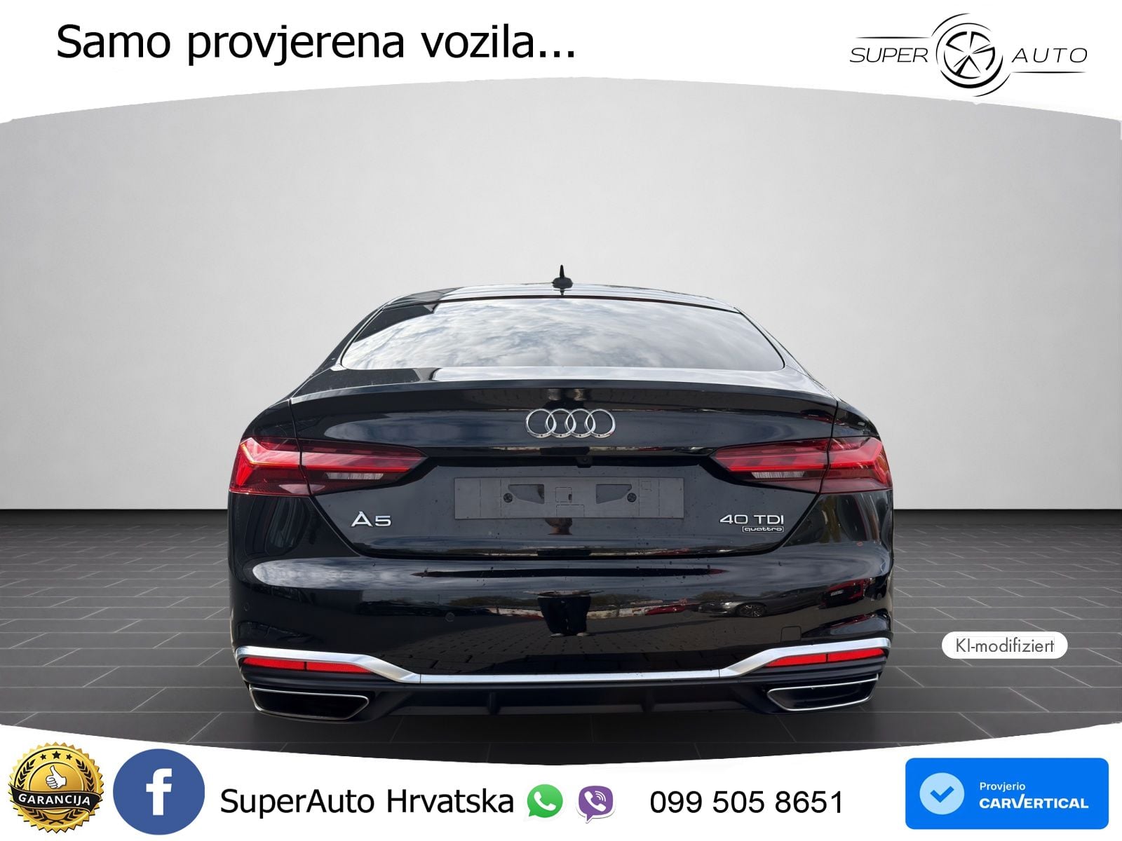 Audi A5 Sportback 40 TDI (204 KS) quattro S tronic 2x S line LED+GR SJED+ACC