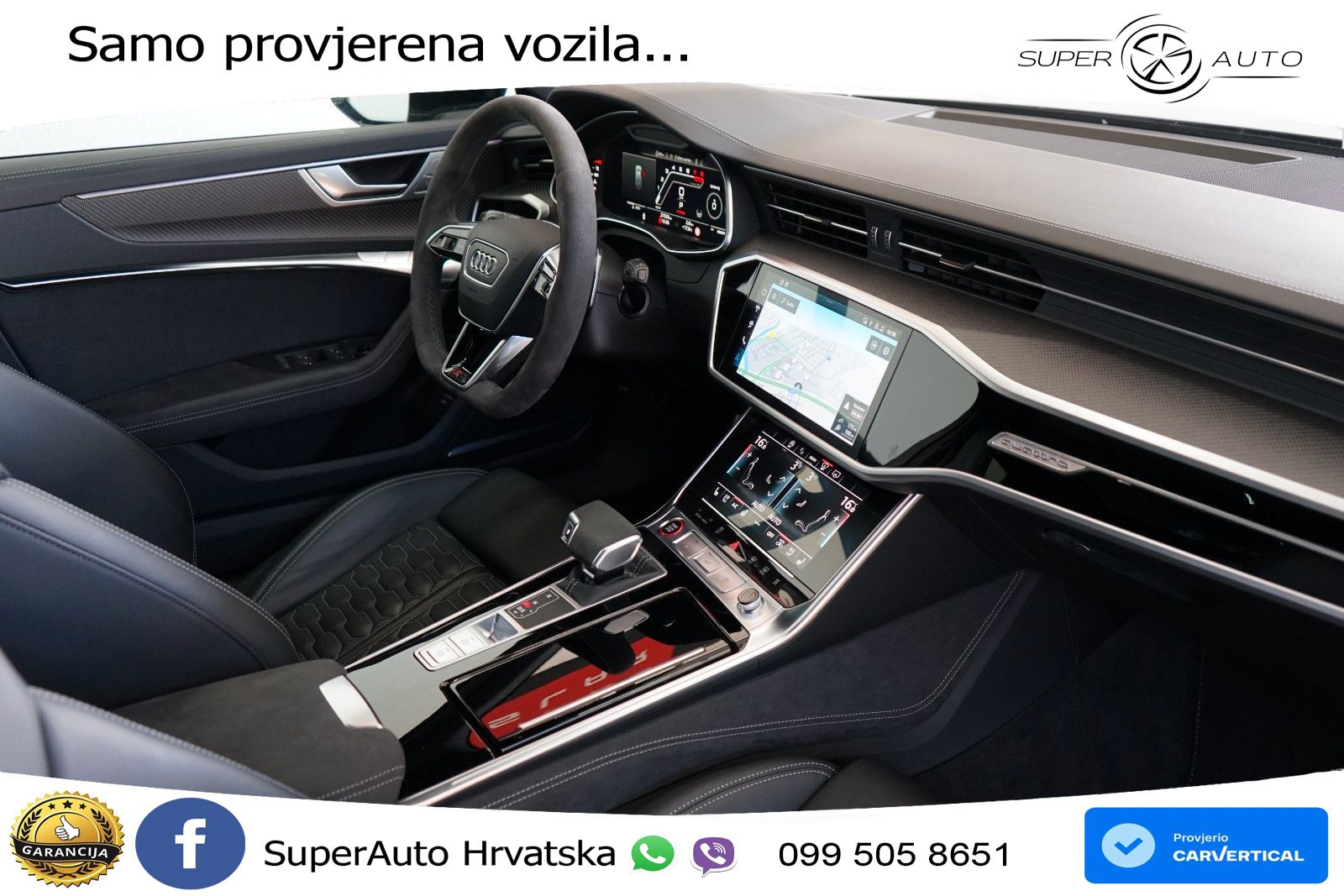 Audi RS6 Avant 4.0 TFSI V8 performance (630 KS)  quattro tiptronic LED+GR SJED+ACC