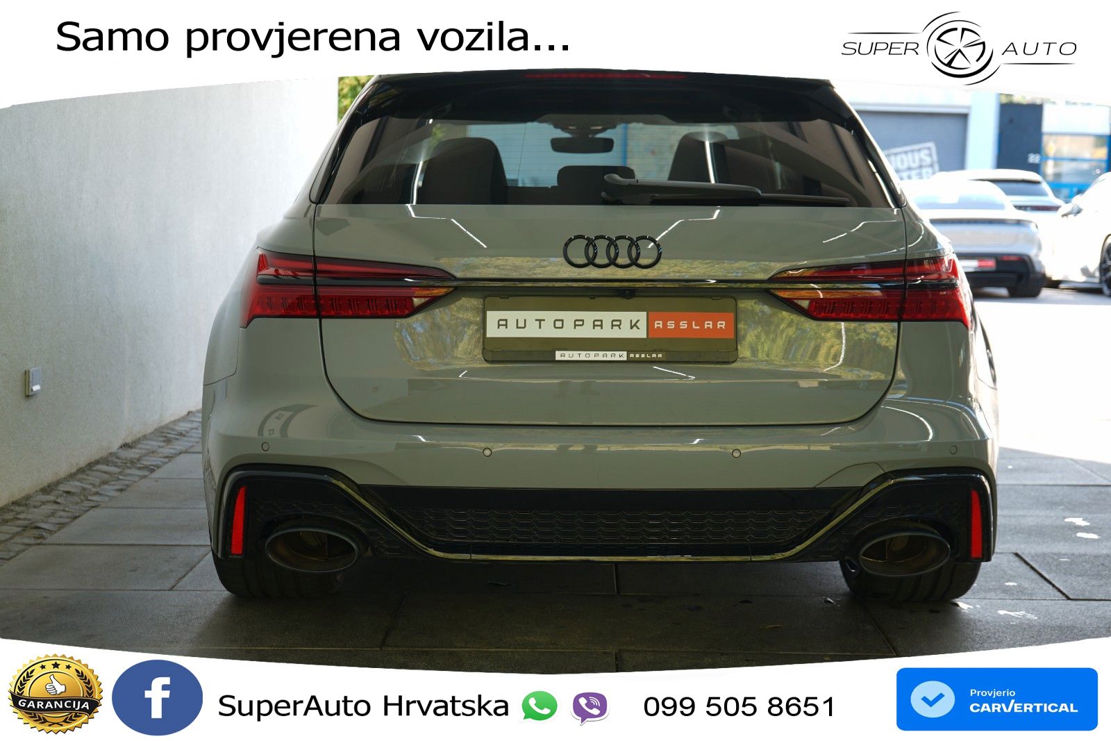 Audi RS6 Avant 4.0 TFSI V8 performance (630 KS)  quattro tiptronic LED+GR SJED+ACC