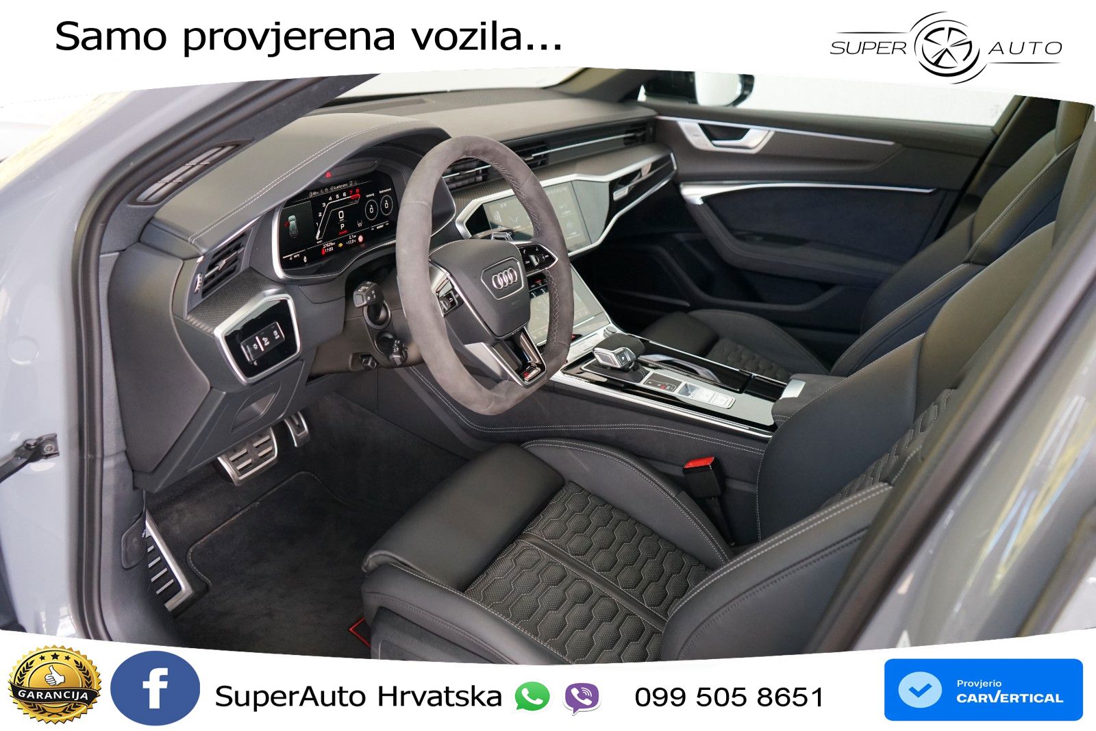 Audi RS6 Avant 4.0 TFSI V8 performance (630 KS)  quattro tiptronic LED+GR SJED+ACC