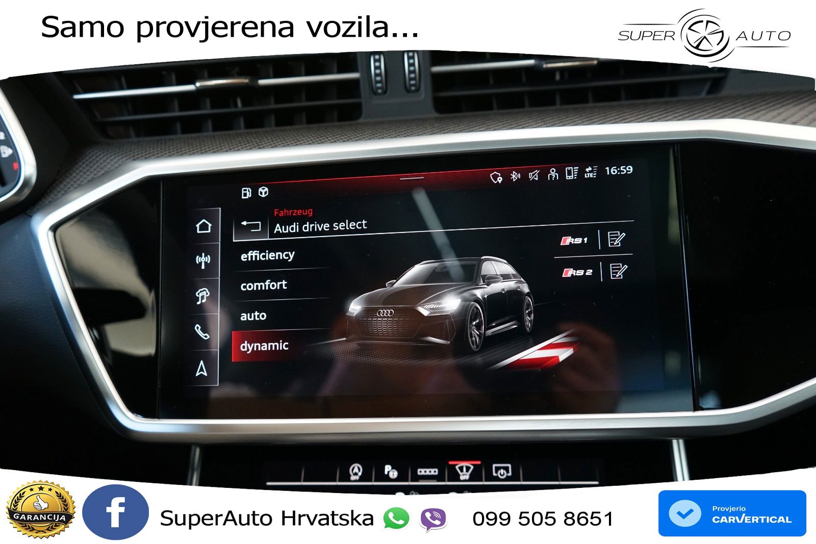 Audi RS6 Avant 4.0 TFSI V8 performance (630 KS)  quattro tiptronic LED+GR SJED+ACC