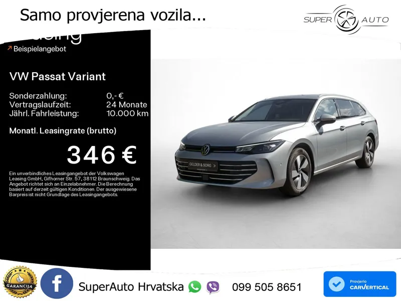 Volkswagen Passat Variant 1.5 eTSI (150 KS) DSG Business LED+GR SJED+ACC