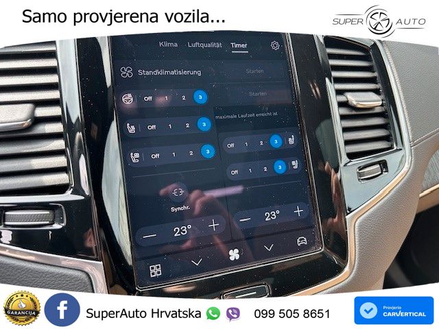 Volvo XC90 2.0 B5 Diesel AWD Automatic ACC+HEAD+4xGR SJED+360+PANO