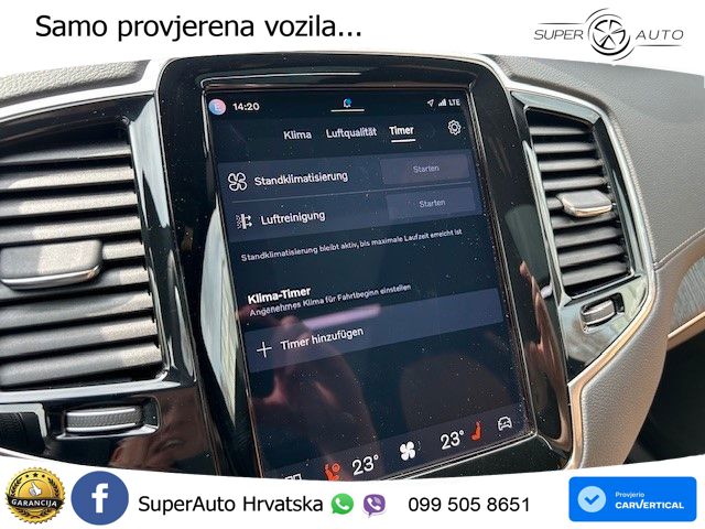 Volvo XC90 2.0 B5 Diesel AWD Automatic ACC+HEAD+4xGR SJED+360+PANO