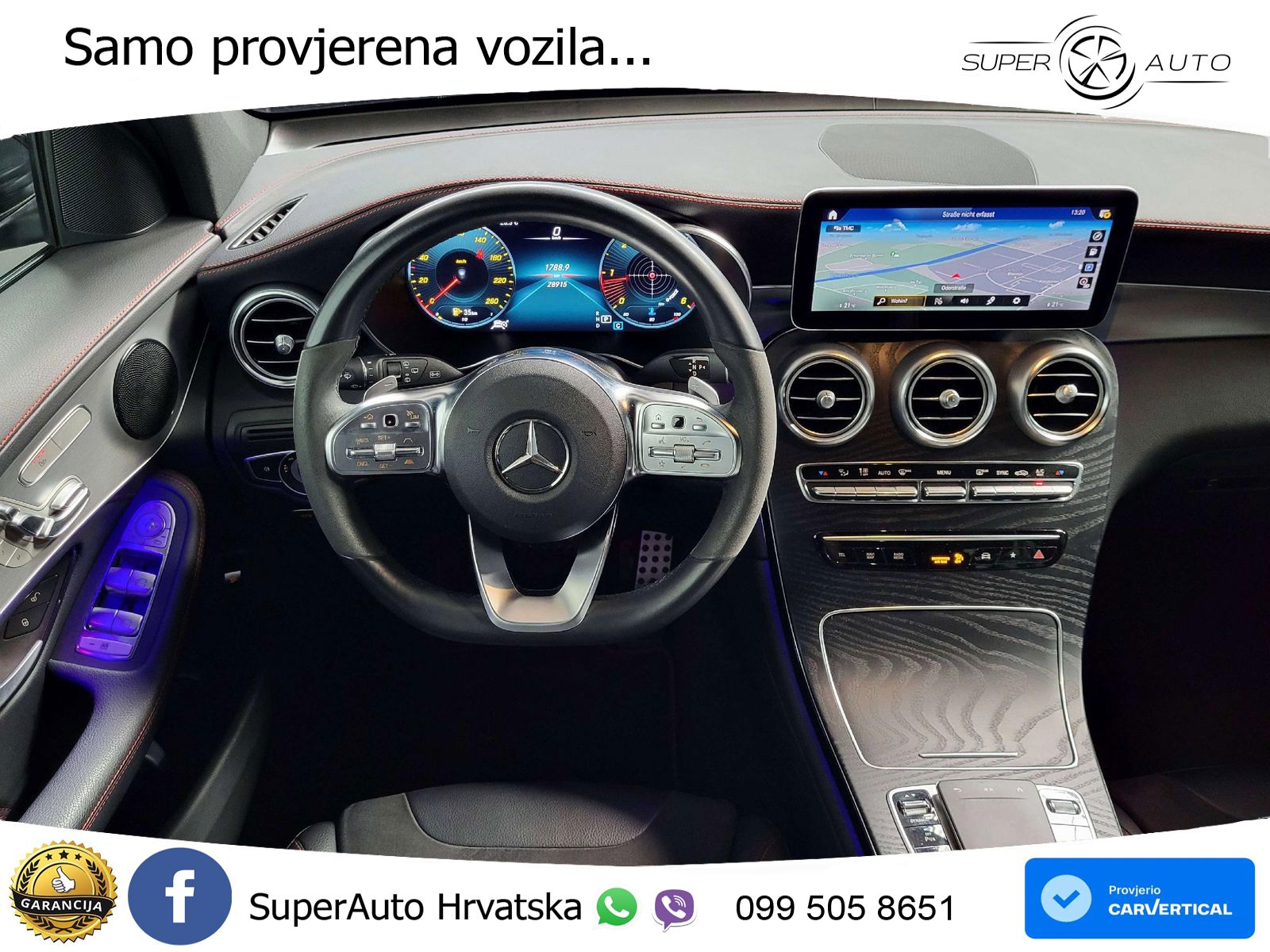 Mercedes GLC 300d (245 KS) 4MATIC G-TRONIC AMG LED+GR SJED+ACC