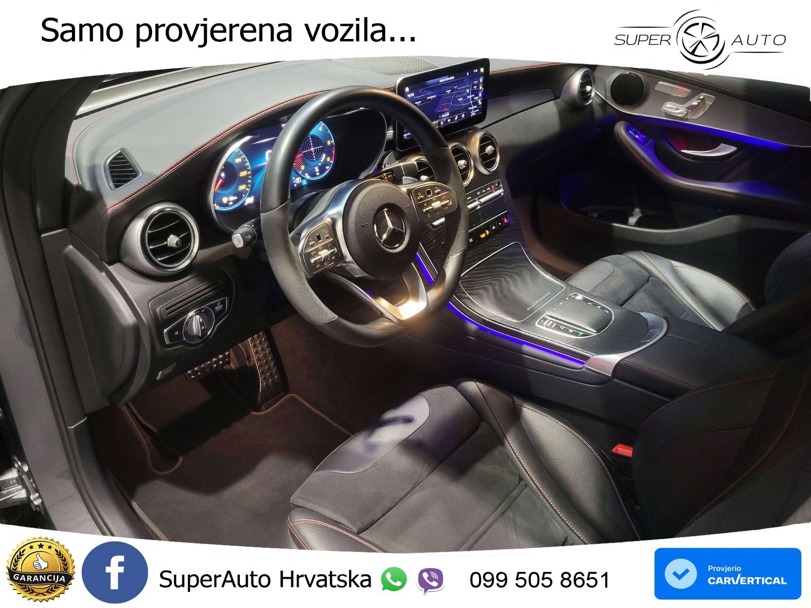 Mercedes GLC 300d (245 KS) 4MATIC G-TRONIC AMG LED+GR SJED+ACC