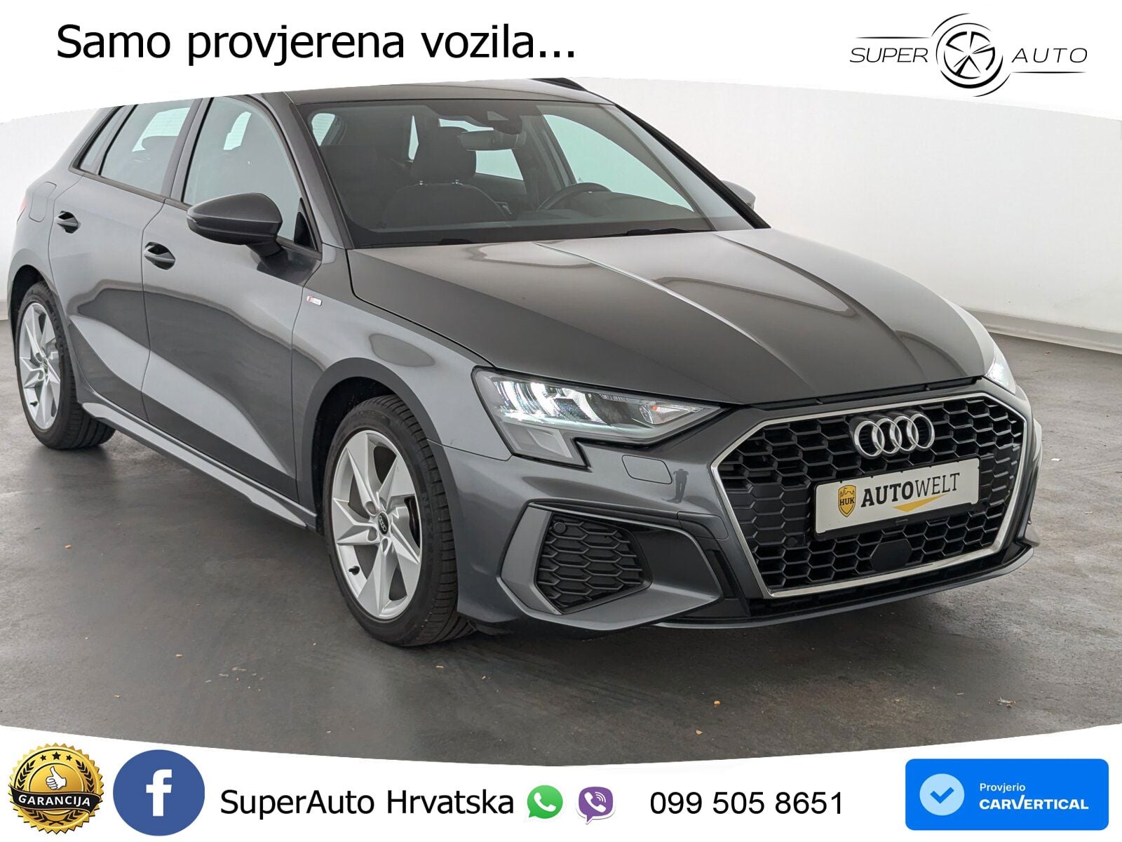 Audi A3 30 TFSI (110 KS) Mild Hybrid S tronic S line LED+GR SJED+ACC