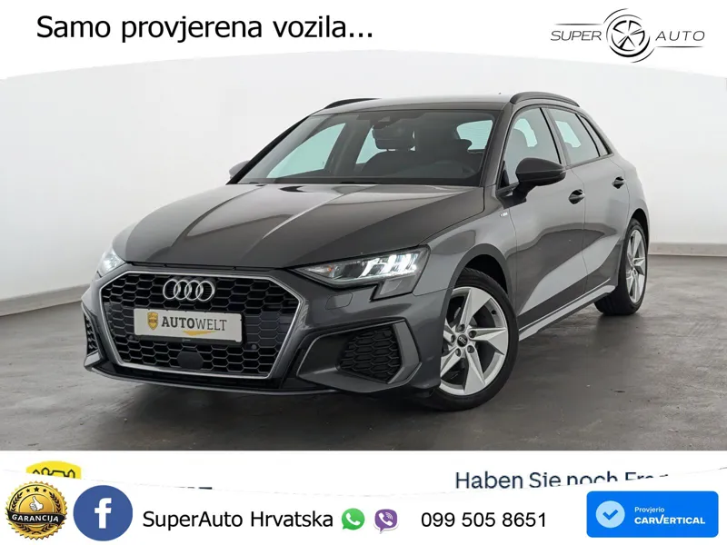 Audi A3 30 TFSI (110 KS) Mild Hybrid S tronic S line LED+GR SJED+ACC