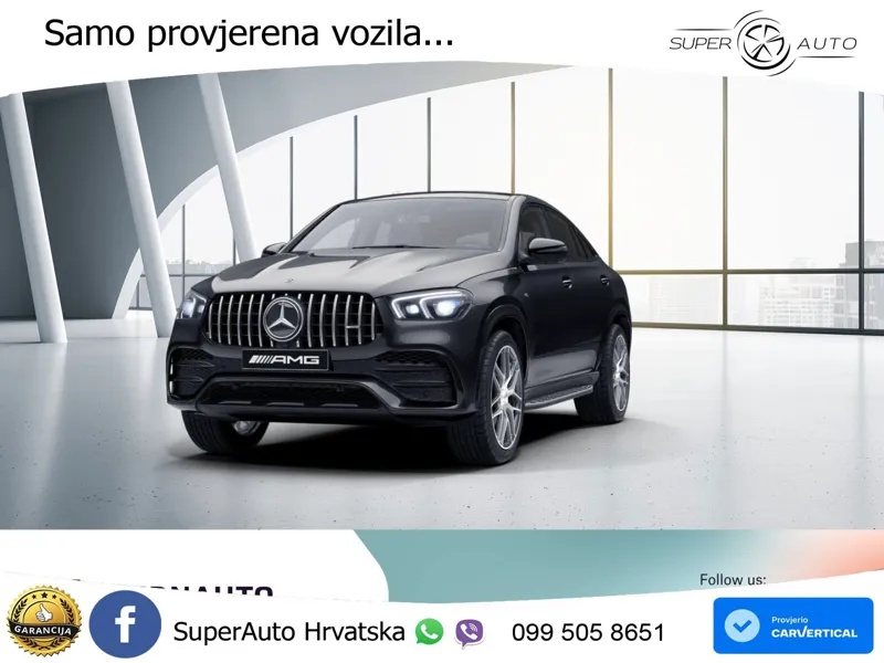 Mercedes AMG GLE Coupe 53 (435 KS) EQ Boost 4MATIC+ AMG SPEEDSHIFT TCT 9G ACC+HEAD+4xGR SJED+360+PANO