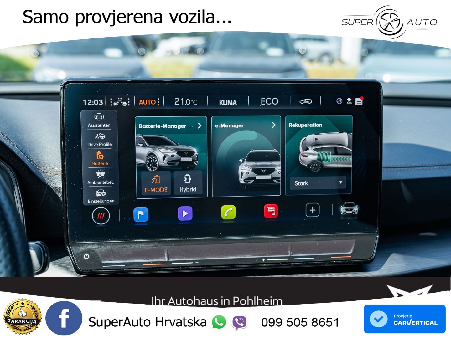 Cupra Formentor 1.4 TSI (245 KS) e-Hybrid DSG VZ LED+GR SJED+ACC