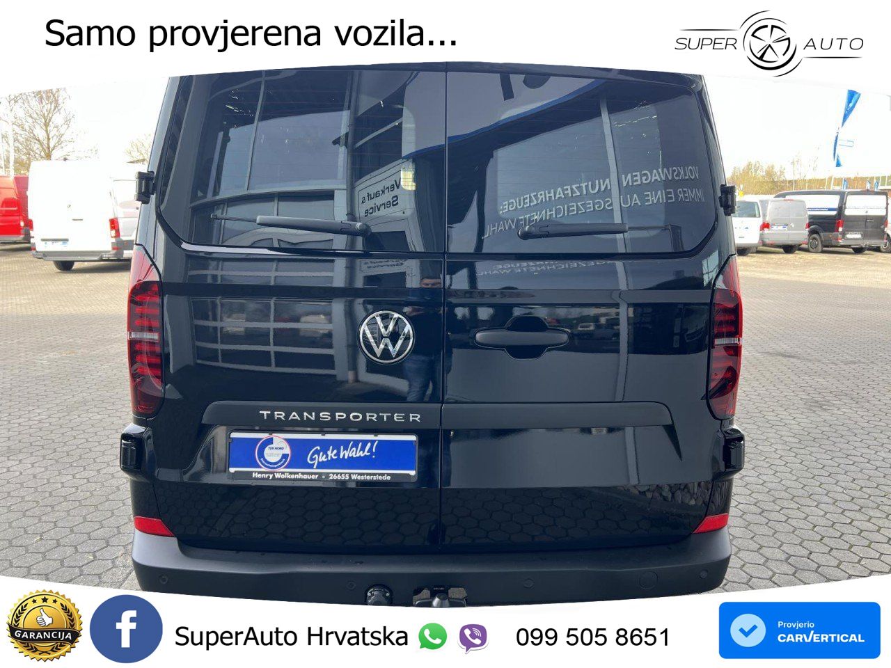 Volkswagen Transporter Kasten 2,0 l TDI LR AHK+GJR+KUNSTLED 110 KS
