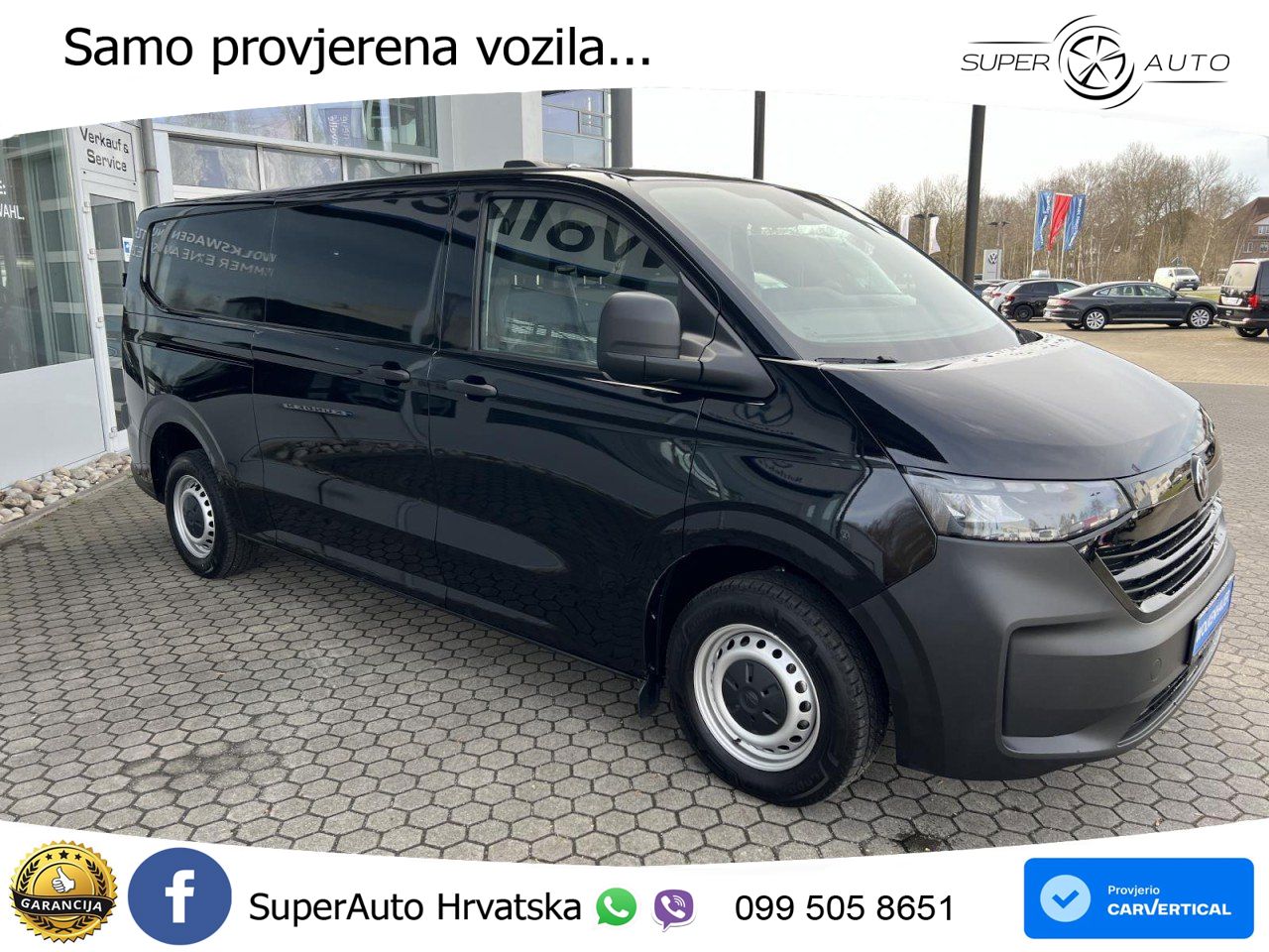 Volkswagen Transporter Kasten 2,0 l TDI LR AHK+GJR+KUNSTLED 110 KS