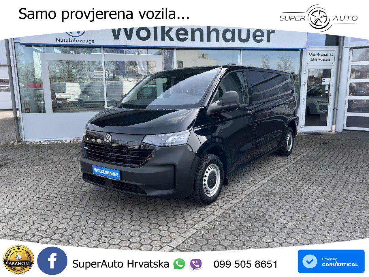 Volkswagen Transporter Kasten 2,0 l TDI LR AHK+GJR+KUNSTLED 110 KS