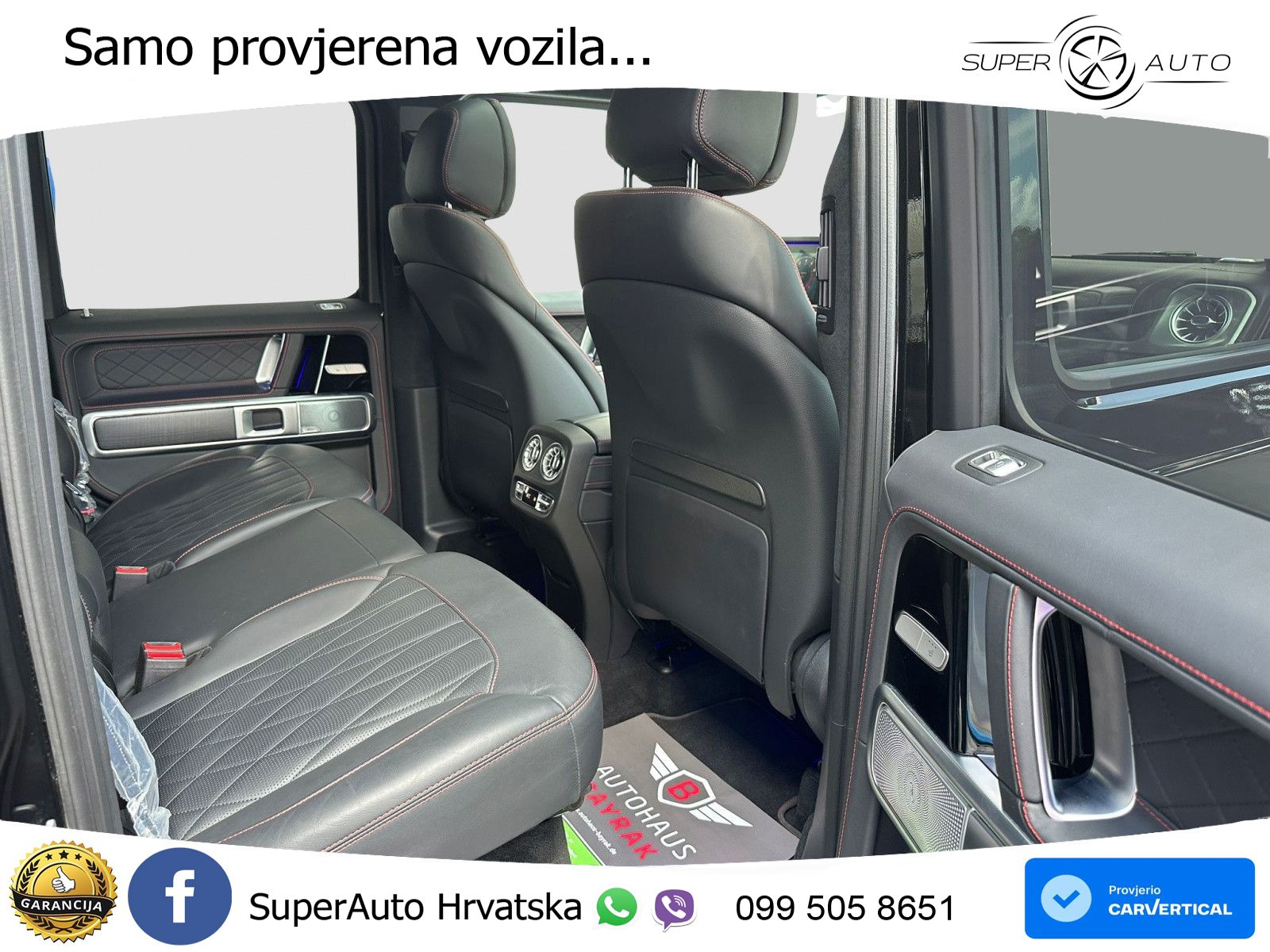 Mercedes G 500 Long V8 (422 KS) 4MATIC 9G-TRONIC Brabus ZRAČNI+ACC+GR SJED+360+PANO