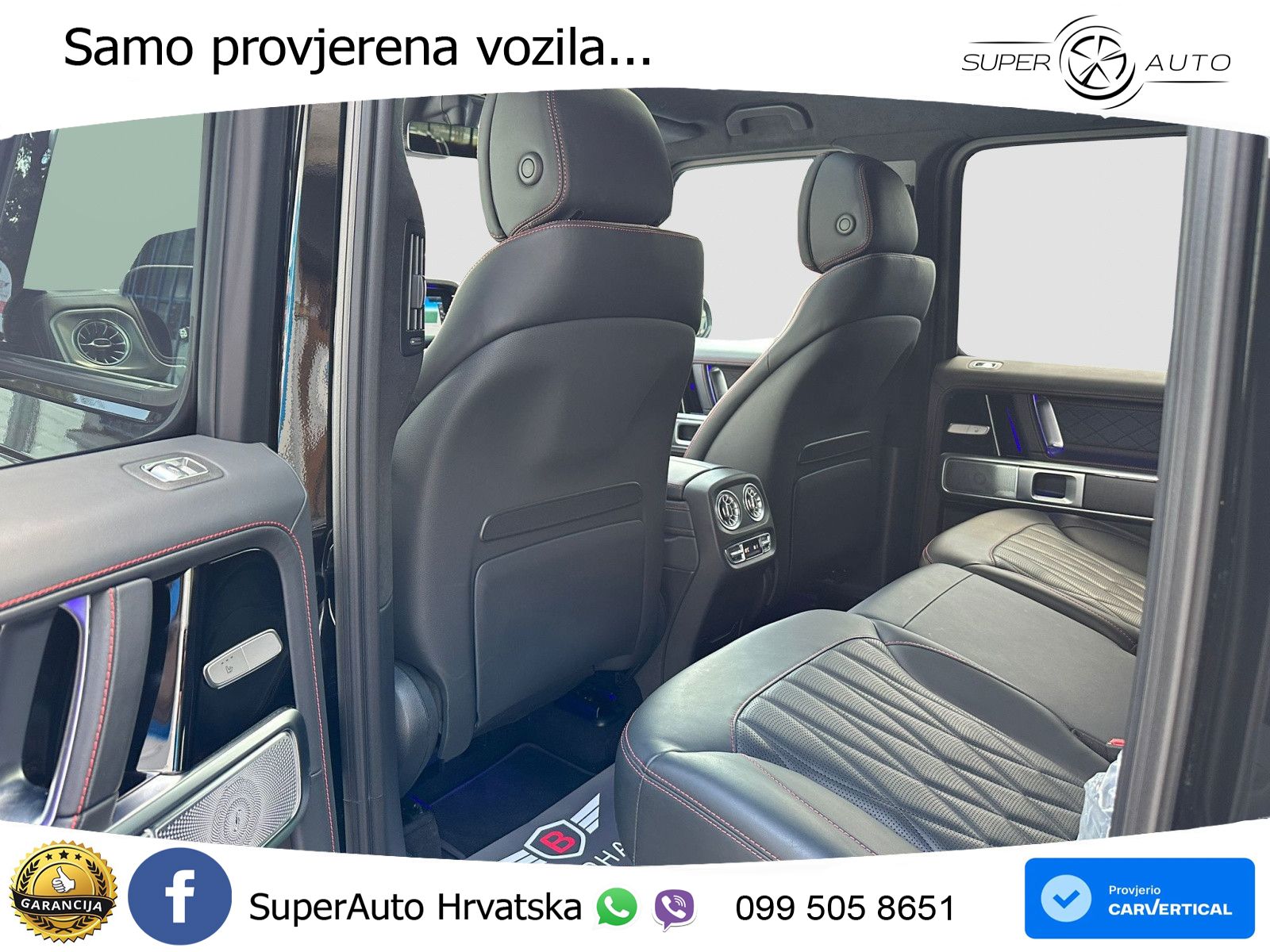Mercedes G 500 Long V8 (422 KS) 4MATIC 9G-TRONIC Brabus ZRAČNI+ACC+GR SJED+360+PANO